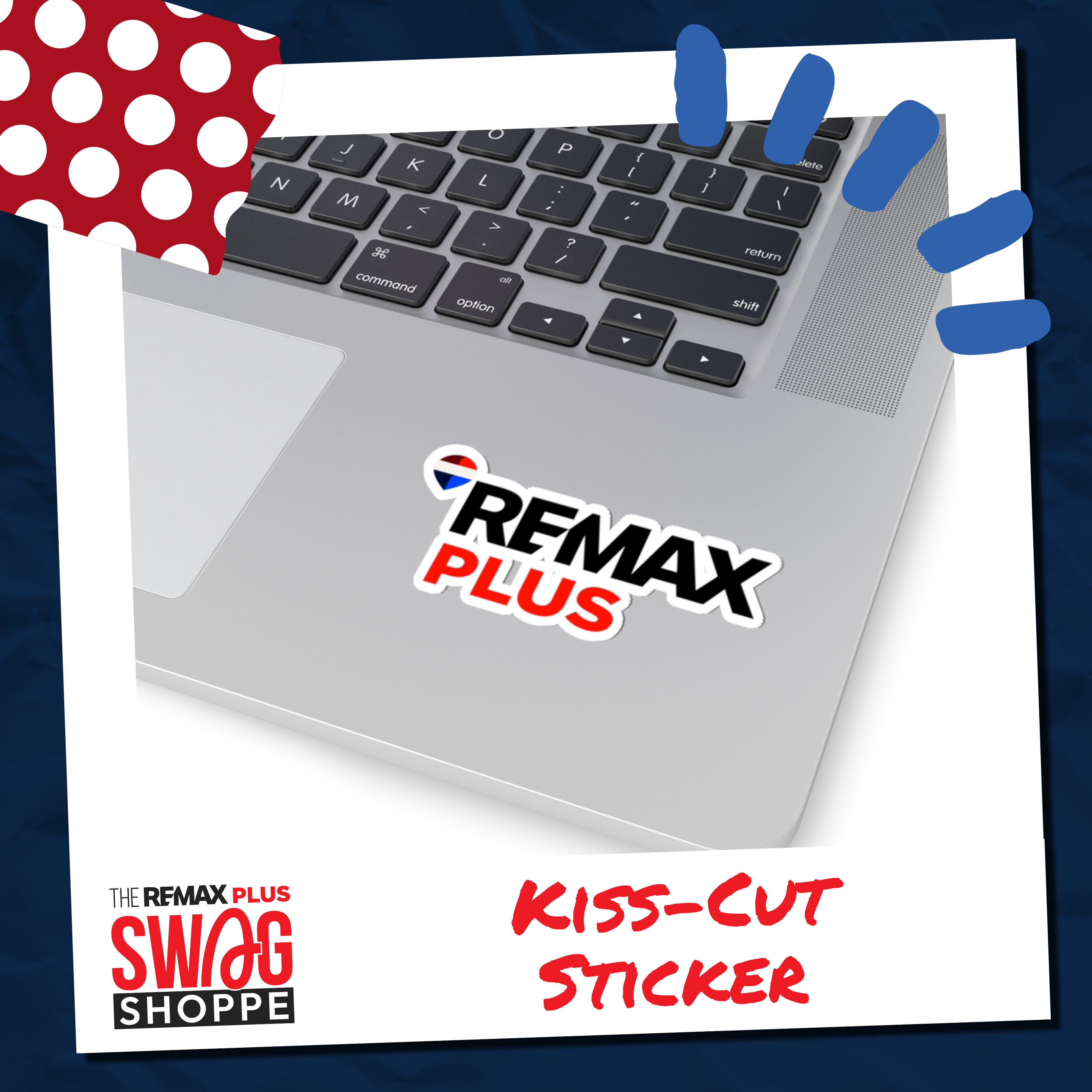 REMAX Plus Red Logo: Kiss-Cut Stickers product thumbnail image REMAX Plus Red Logo: Kiss-Cut Stickers product thumbnail image