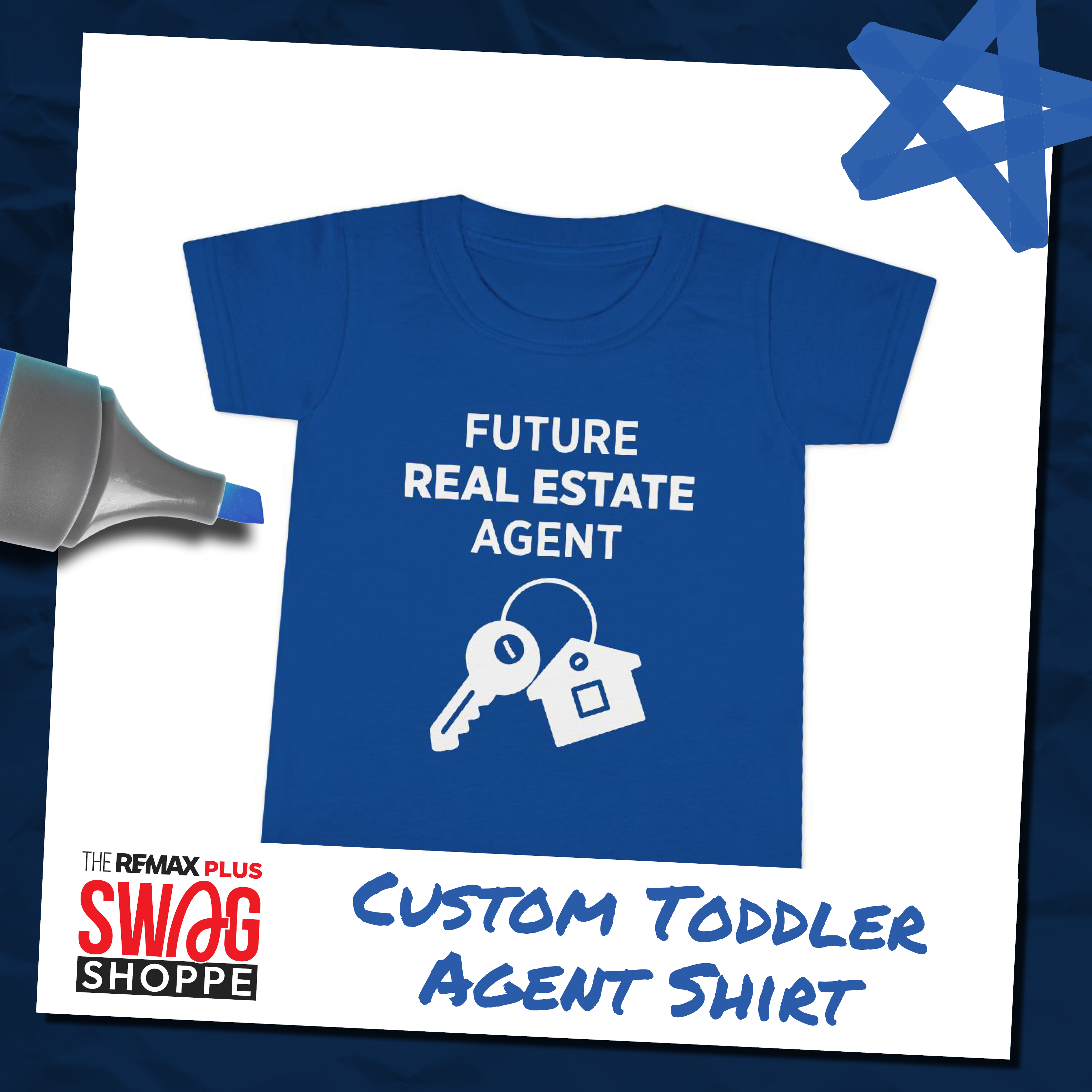 Future Real Estate Agent: Toddler T-shirt