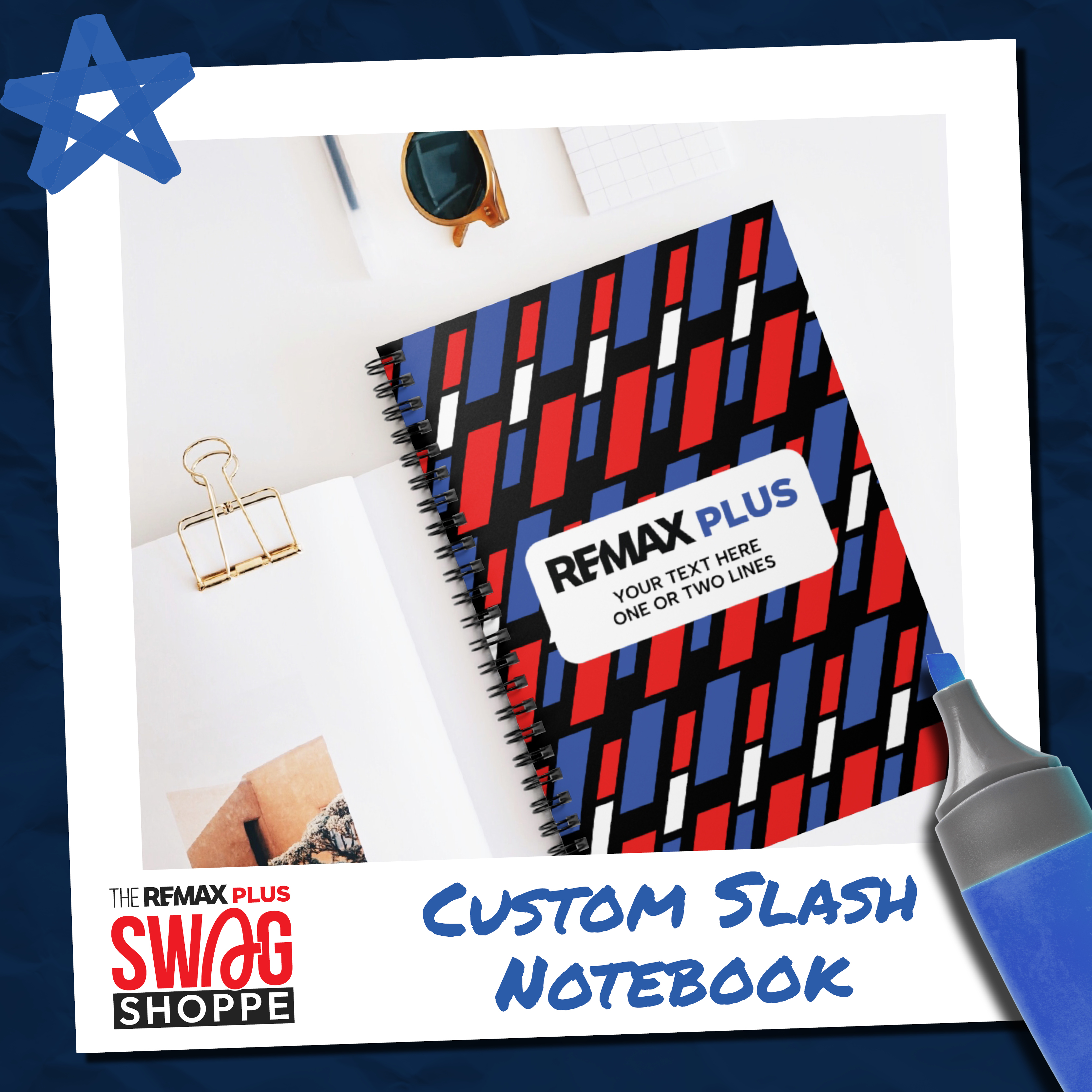 Custom REMAX Plus: Spiral Notebook - Ruled Line