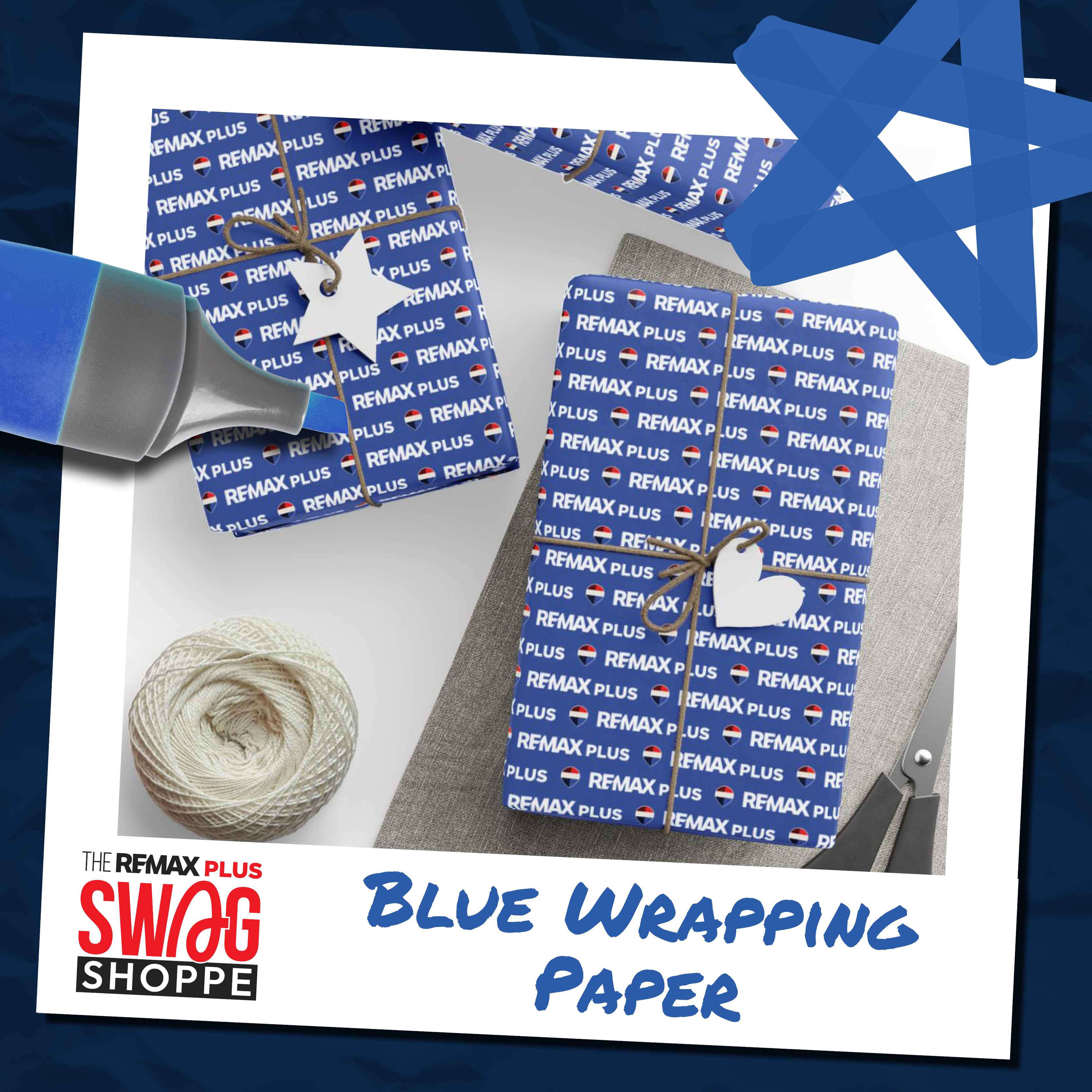 REMAX Plus: Wrapping Paper (Blue) product thumbnail image