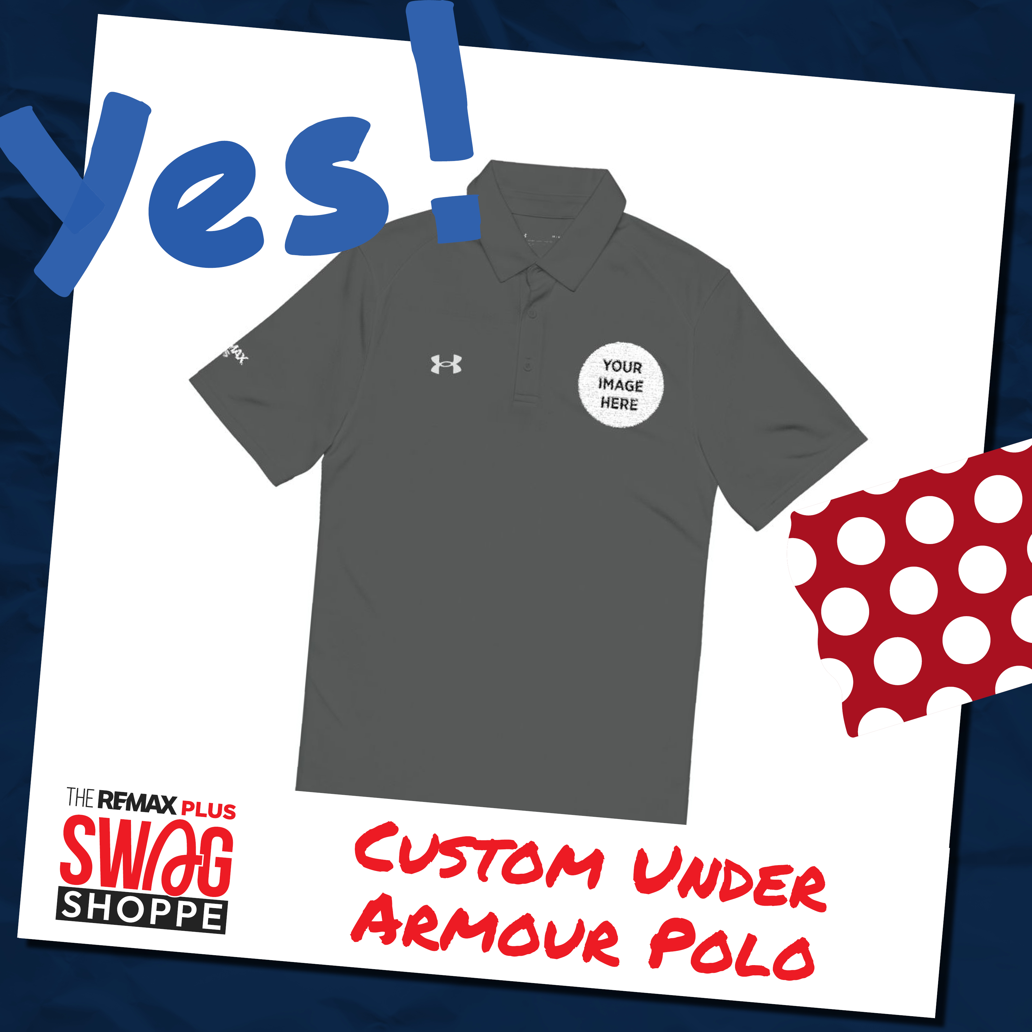 Custom REMAX Plus: Under Armour® Men's Polo Shirt (Embroidery)