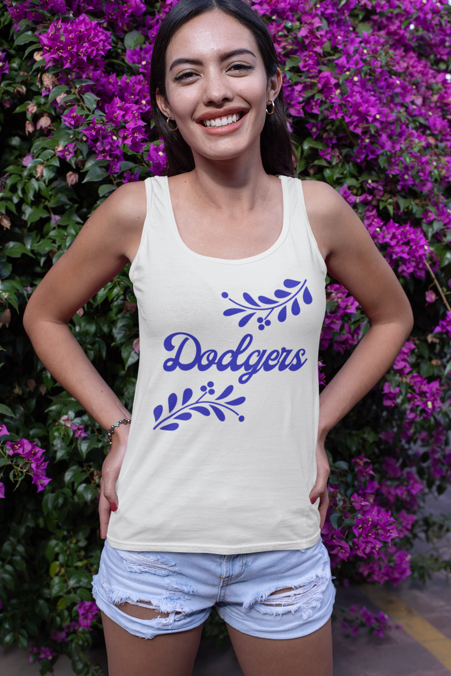 Women's Dodgers Latin Racerback Tank product thumbnail image Women's Dodgers Latin Racerback Tank product thumbnail image