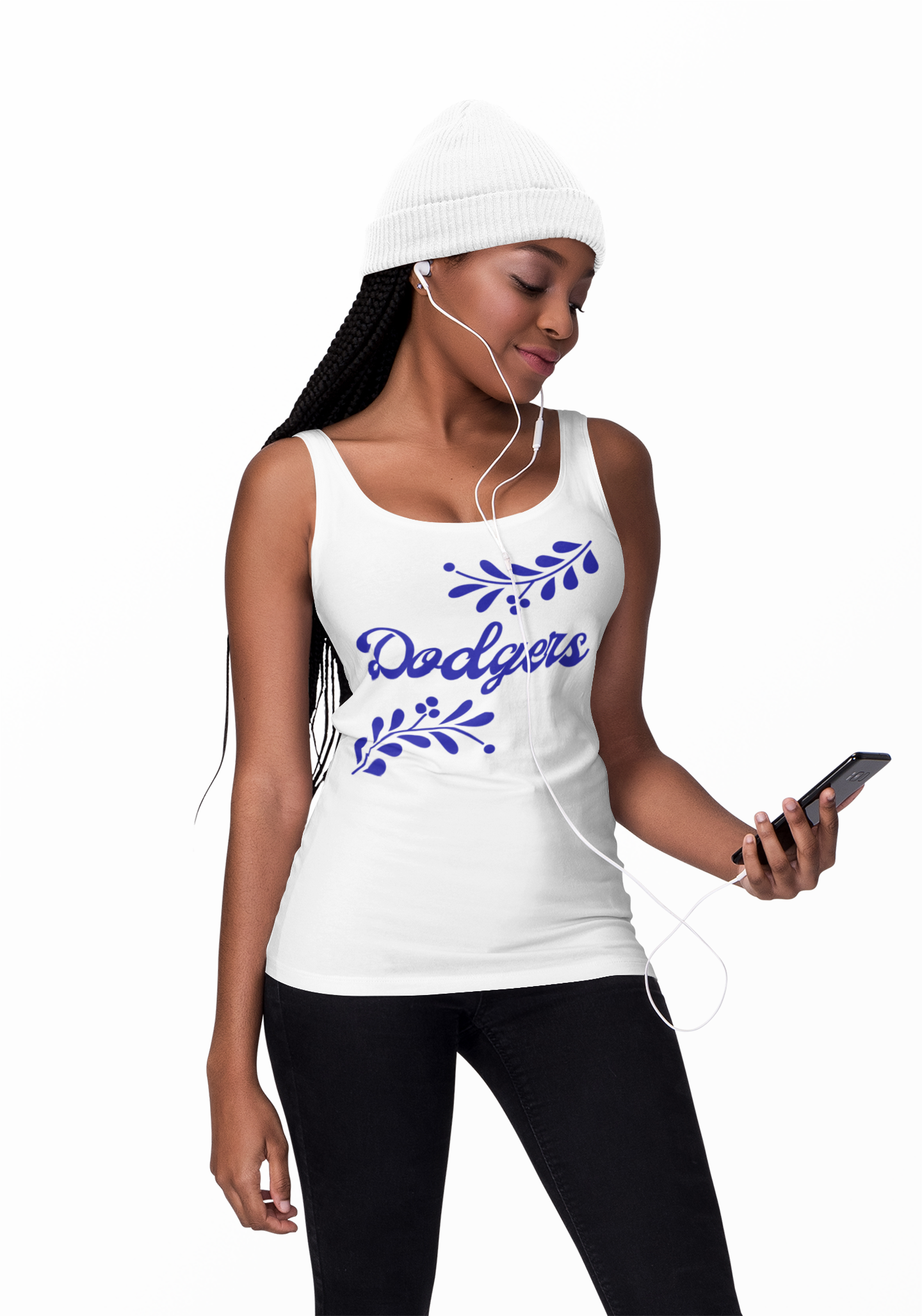 Women's Dodgers Latin Racerback Tank product thumbnail image Women's Dodgers Latin Racerback Tank product thumbnail image