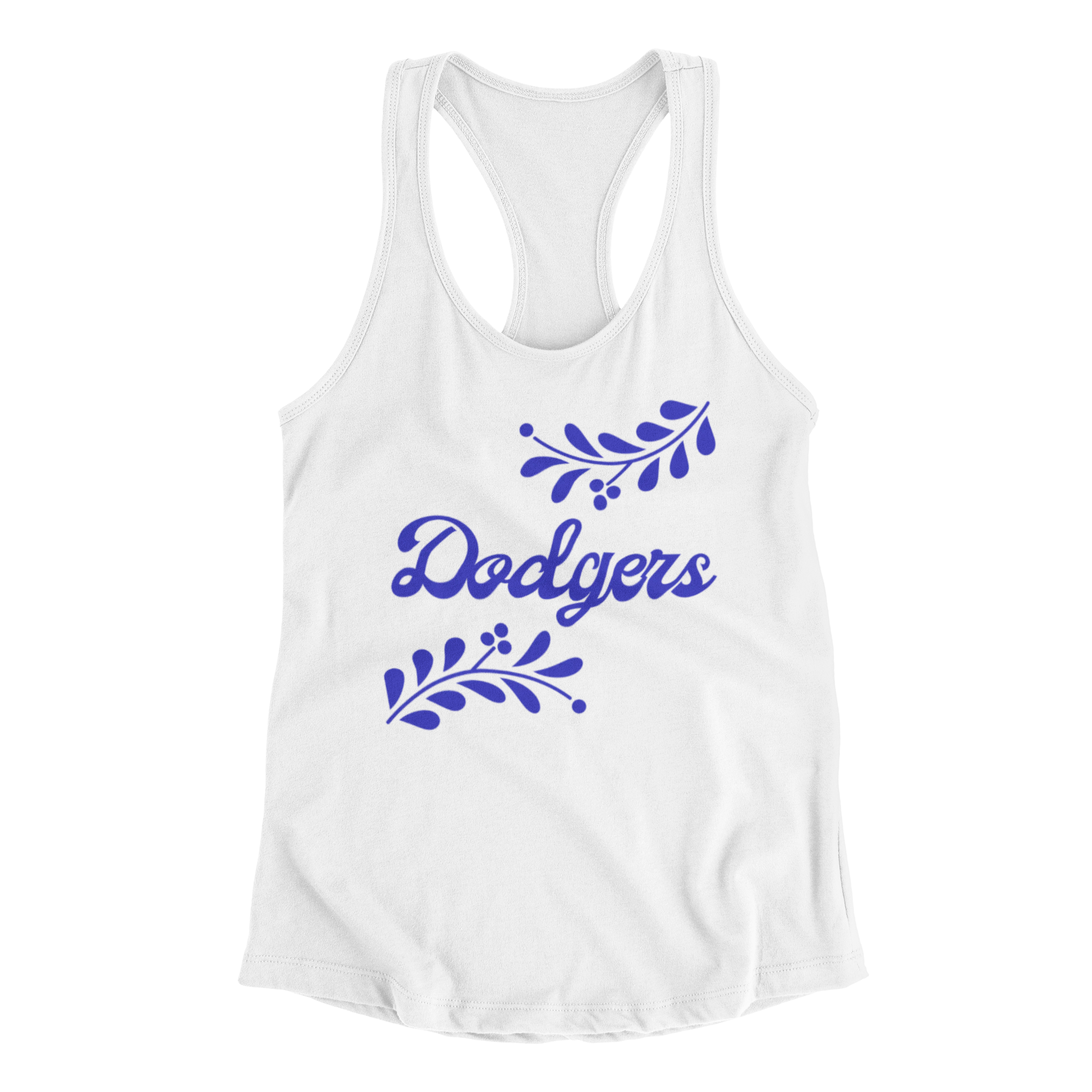 Women's Dodgers Latin Racerback Tank product thumbnail image