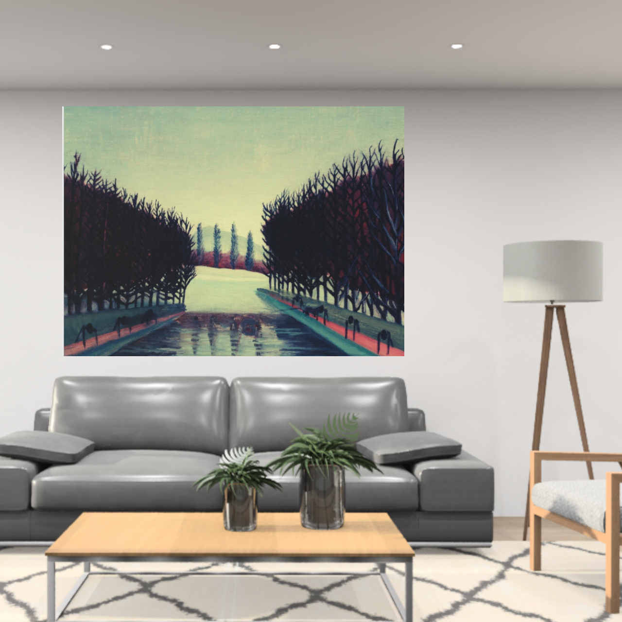 Vintage Core |  Curated Core 'Le Canal C.1905' by Henri Rousseau-Acrylic Gallery Print