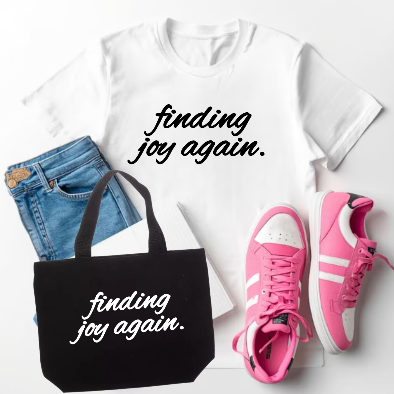 Finding My Joy Again. T-Shirt product thumbnail image Finding My Joy Again. T-Shirt product thumbnail image