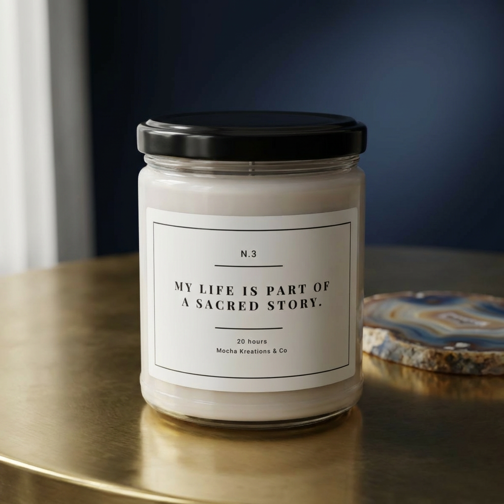 My Life Is Part of a Sacred Story  9oz Scented Jar product thumbnail image
