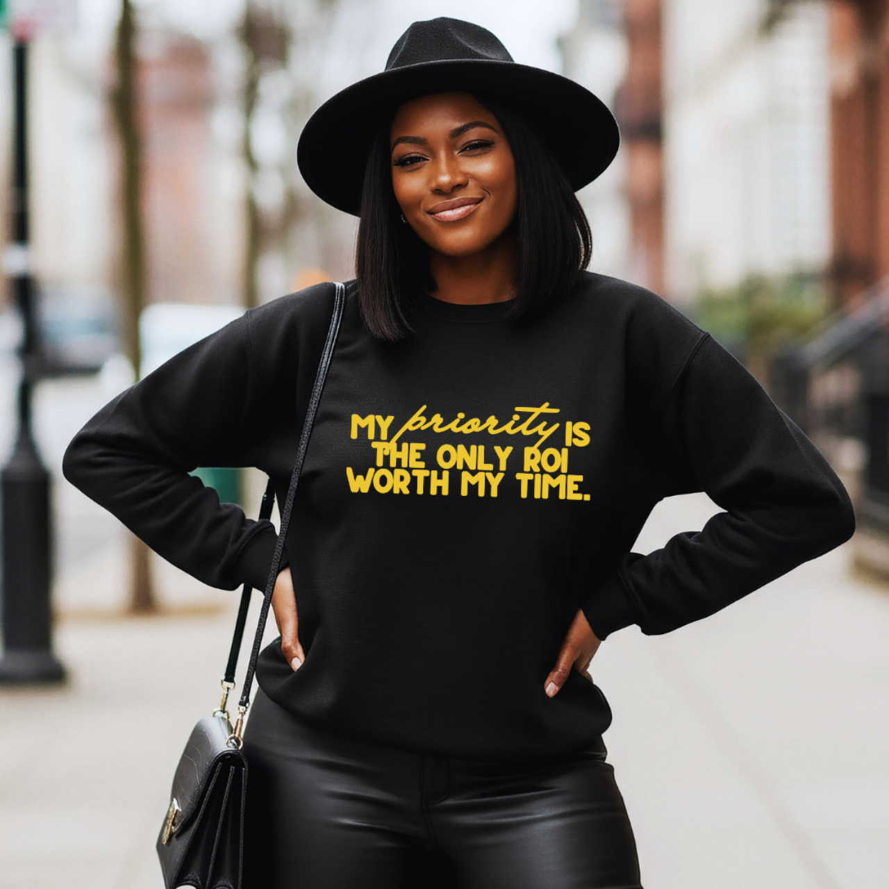 My Priority Crew neck Sweatshirt product thumbnail image My Priority Crew neck Sweatshirt product thumbnail image