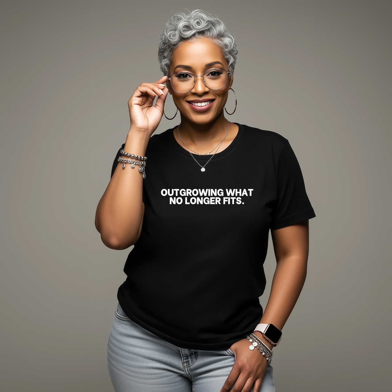 Outgrowing What No longer fits T-Shirt product thumbnail image