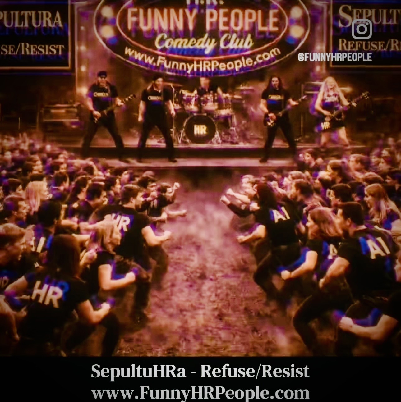 Hardcover Photo Book — Vibrant 'HR Rocks' Pop Art Music Tribute