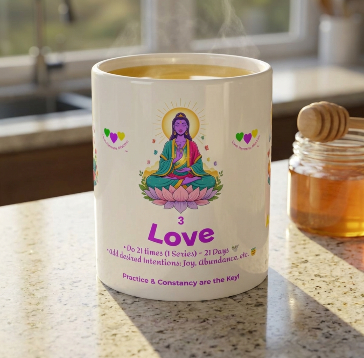 Simplified Afirmation - The Power of Affirmations, Unity Edition | Intention Ceramic Mug (11oz, 15oz) product thumbnail image