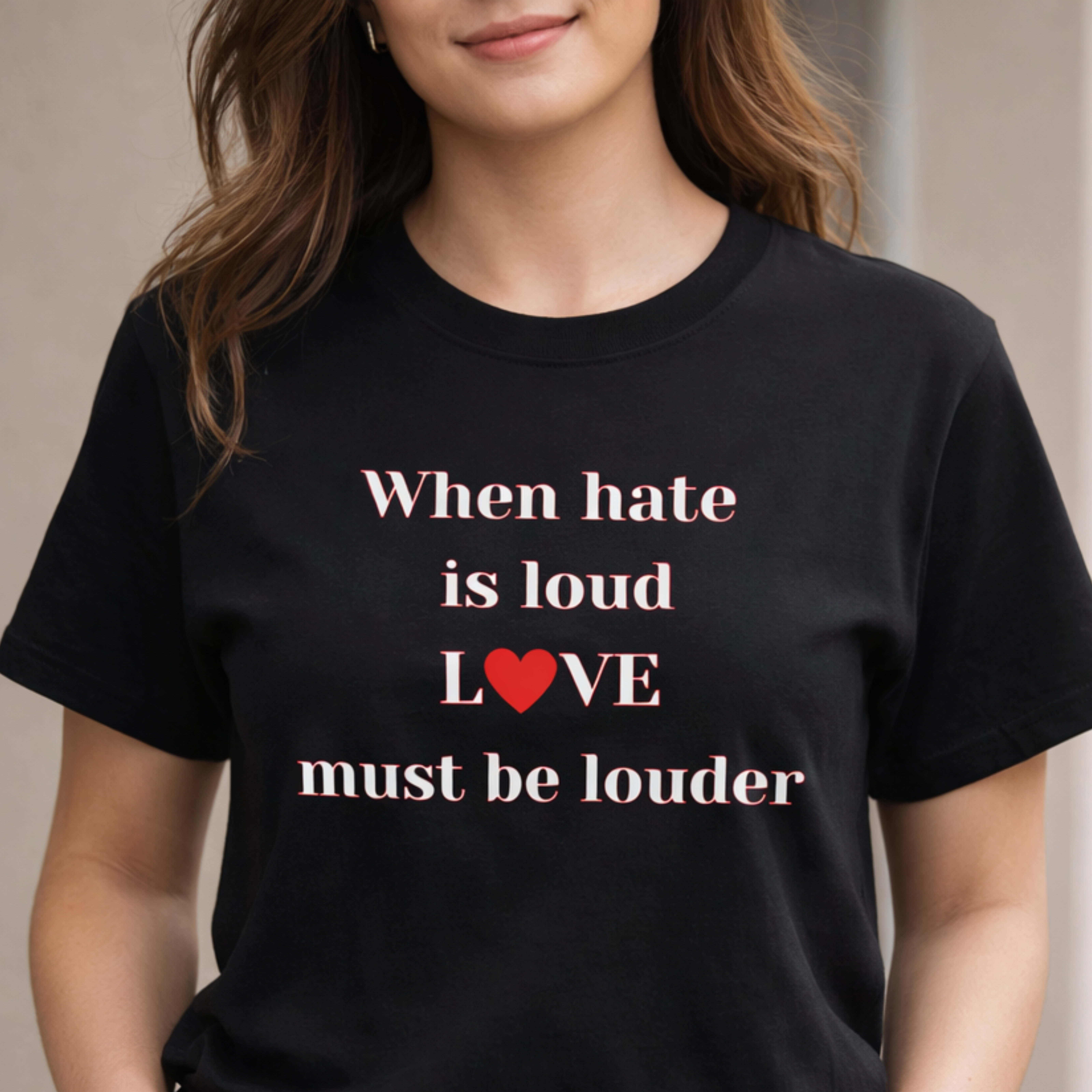 When Hate Is Loud Love Must Be Louder T-Shirt product thumbnail image When Hate Is Loud Love Must Be Louder T-Shirt product thumbnail image