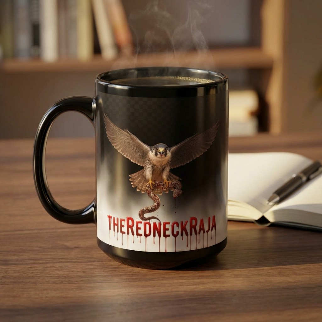 THEredneckRAJA Black Mug, 15 oz product thumbnail image THEredneckRAJA Black Mug, 15 oz product thumbnail image