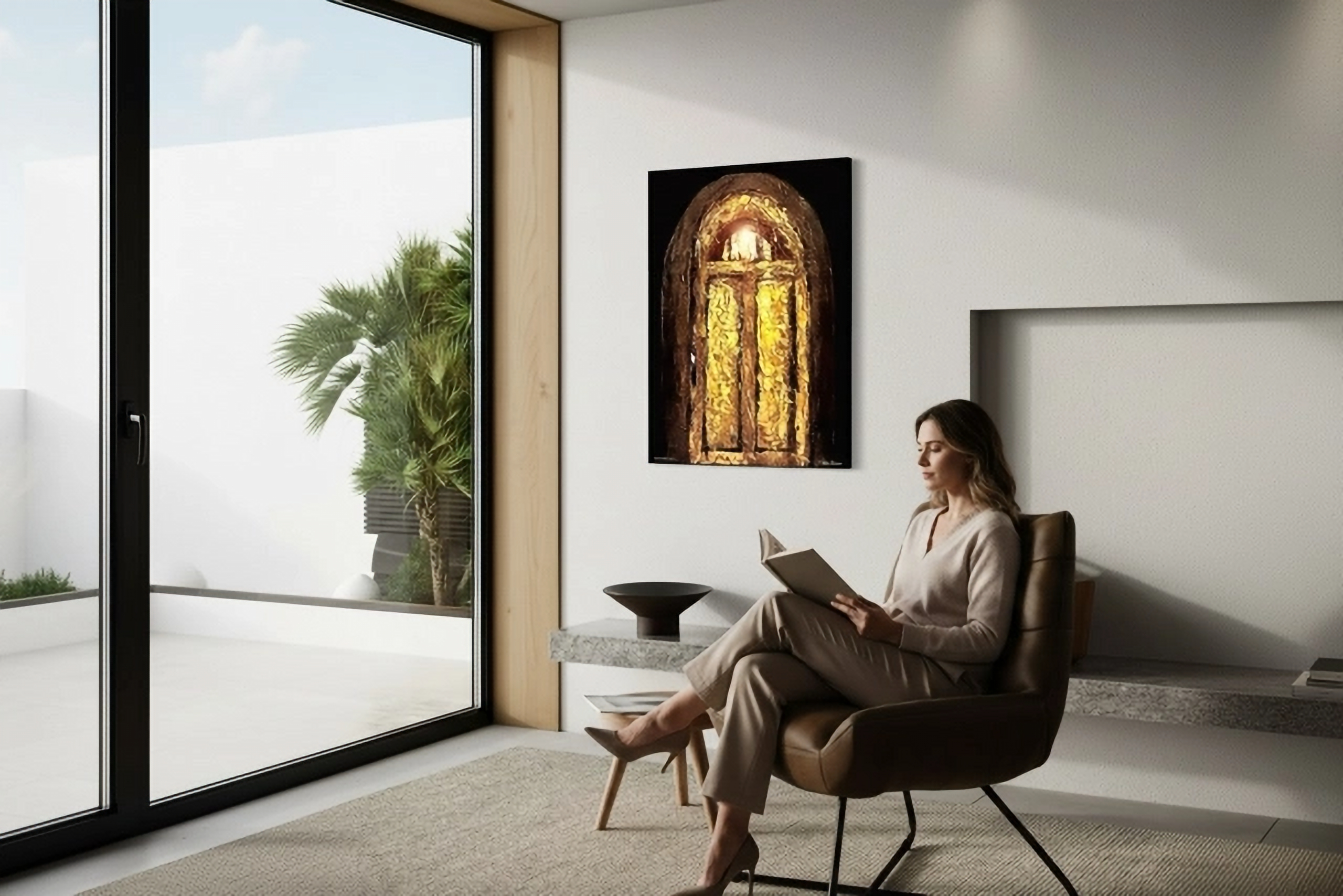 'I Am the Door' — Knife Painting Canvas Print product thumbnail image 'I Am the Door' — Knife Painting Canvas Print product thumbnail image