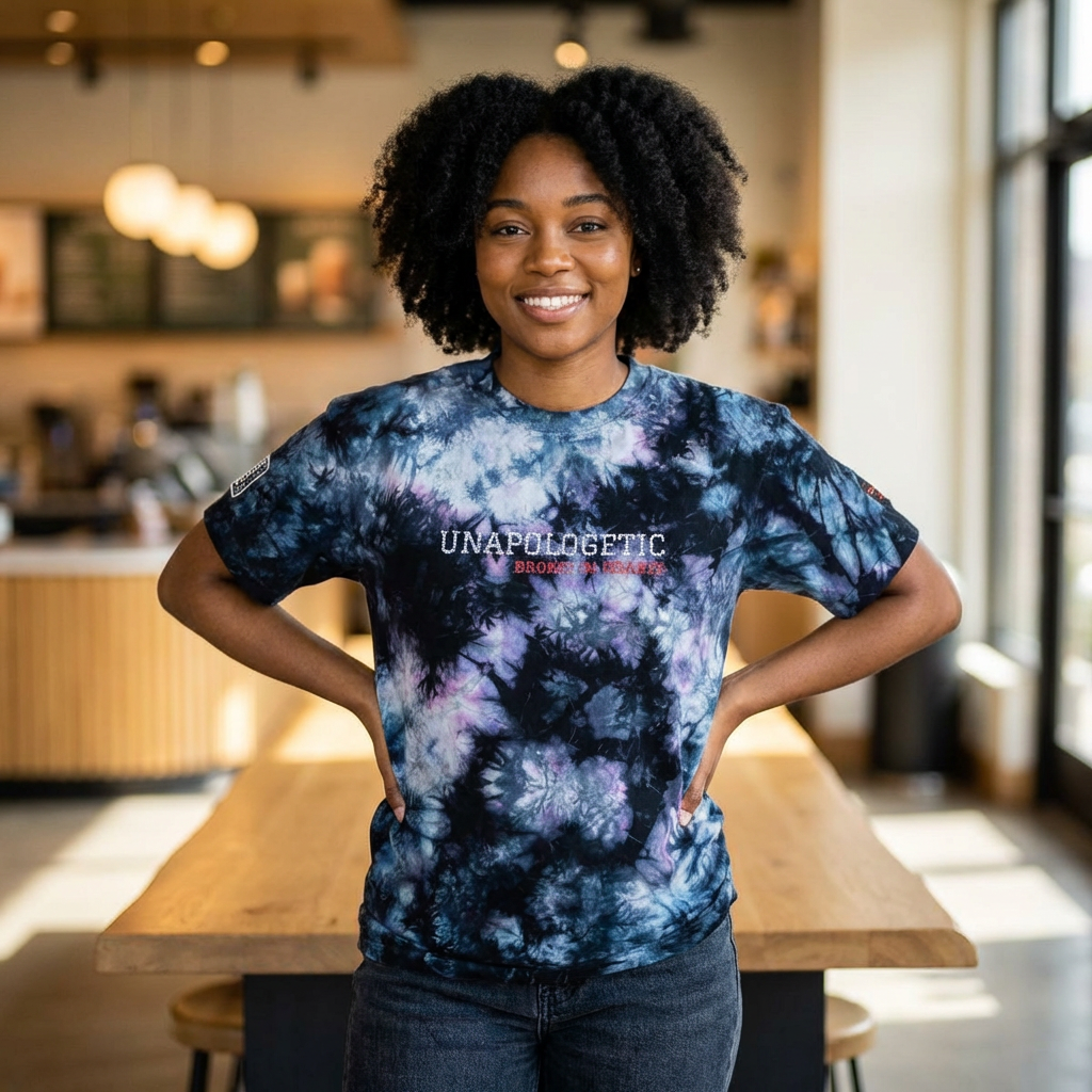 Broke-In Hearts Unapologetic Oversized Tie-Dye T-Shirt (Embroidery) product thumbnail image Broke-In Hearts Unapologetic Oversized Tie-Dye T-Shirt (Embroidery) product thumbnail image