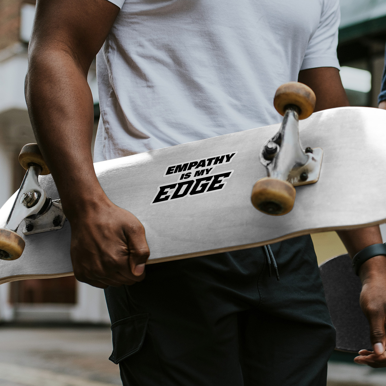 Empathy Is My Edge — Bold Kiss-Cut Sticker