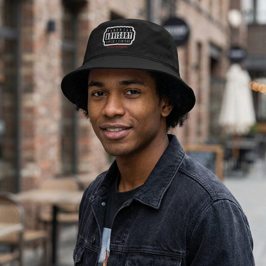 Broke-In Hearts “Parental Advisory” Bucket Hat product thumbnail image