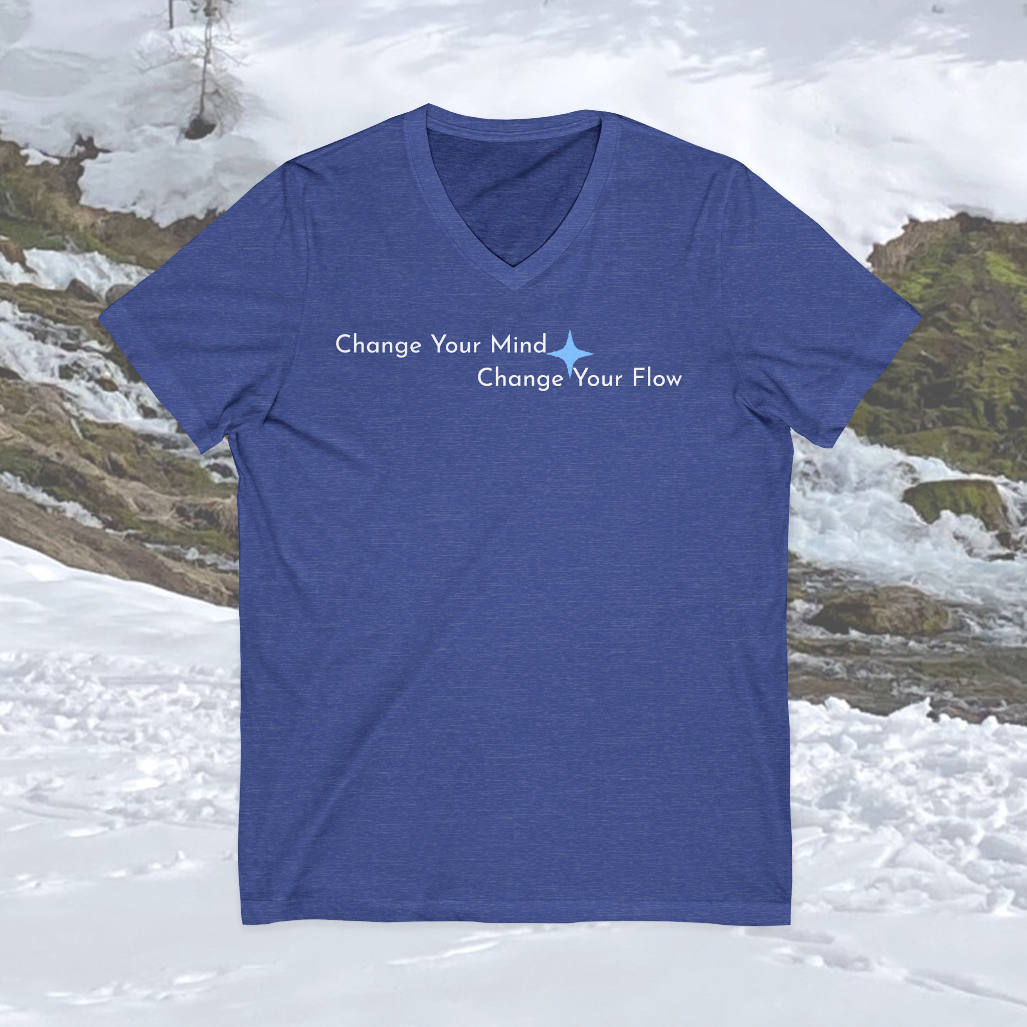 PD V-Neck Tee — Change Your Flow