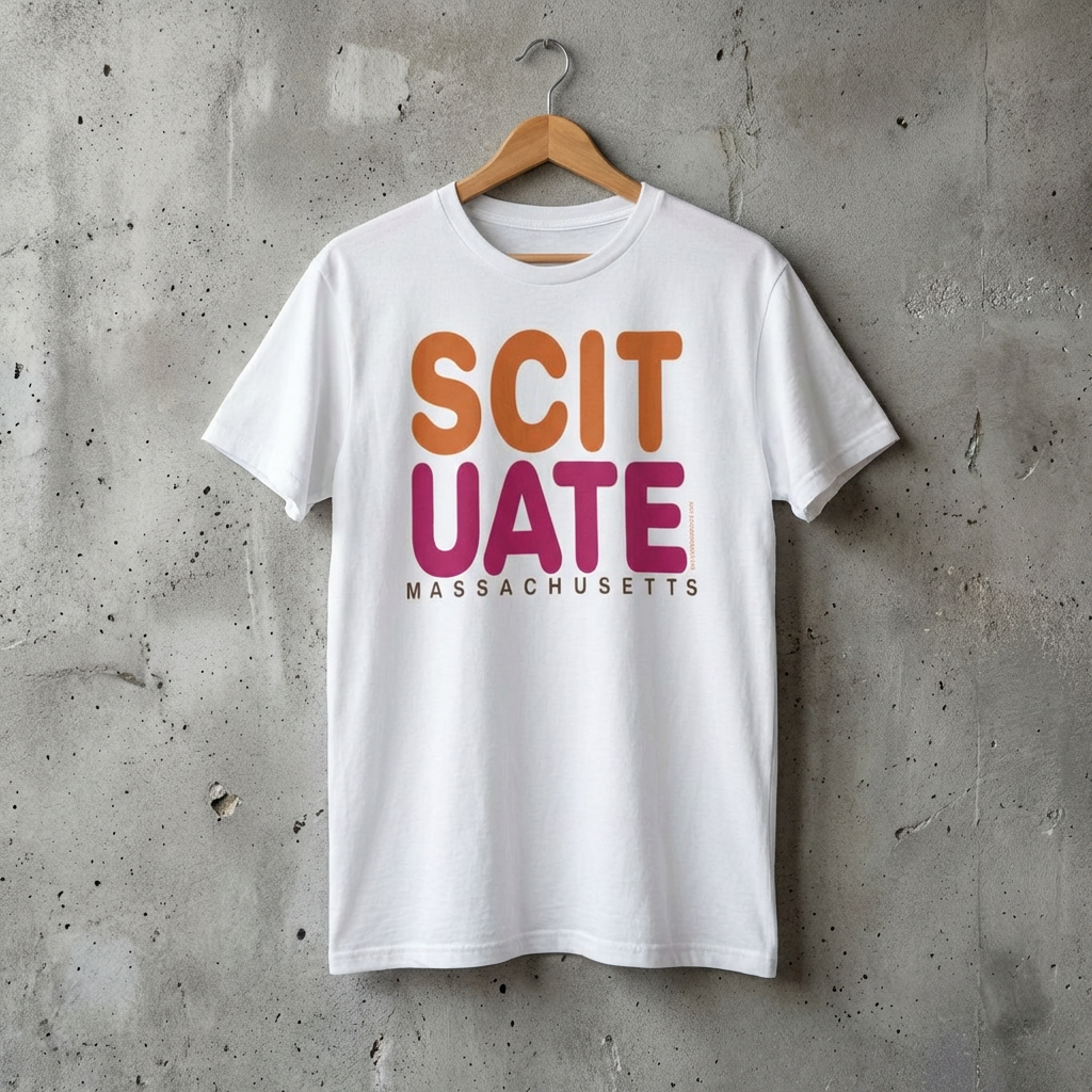 Scituate Massachusetts T-Shirt, Scituate Tee, Scituate Shirt, Scituate Gift, Scituate MA Shirt, Unisex Heavy Cotton