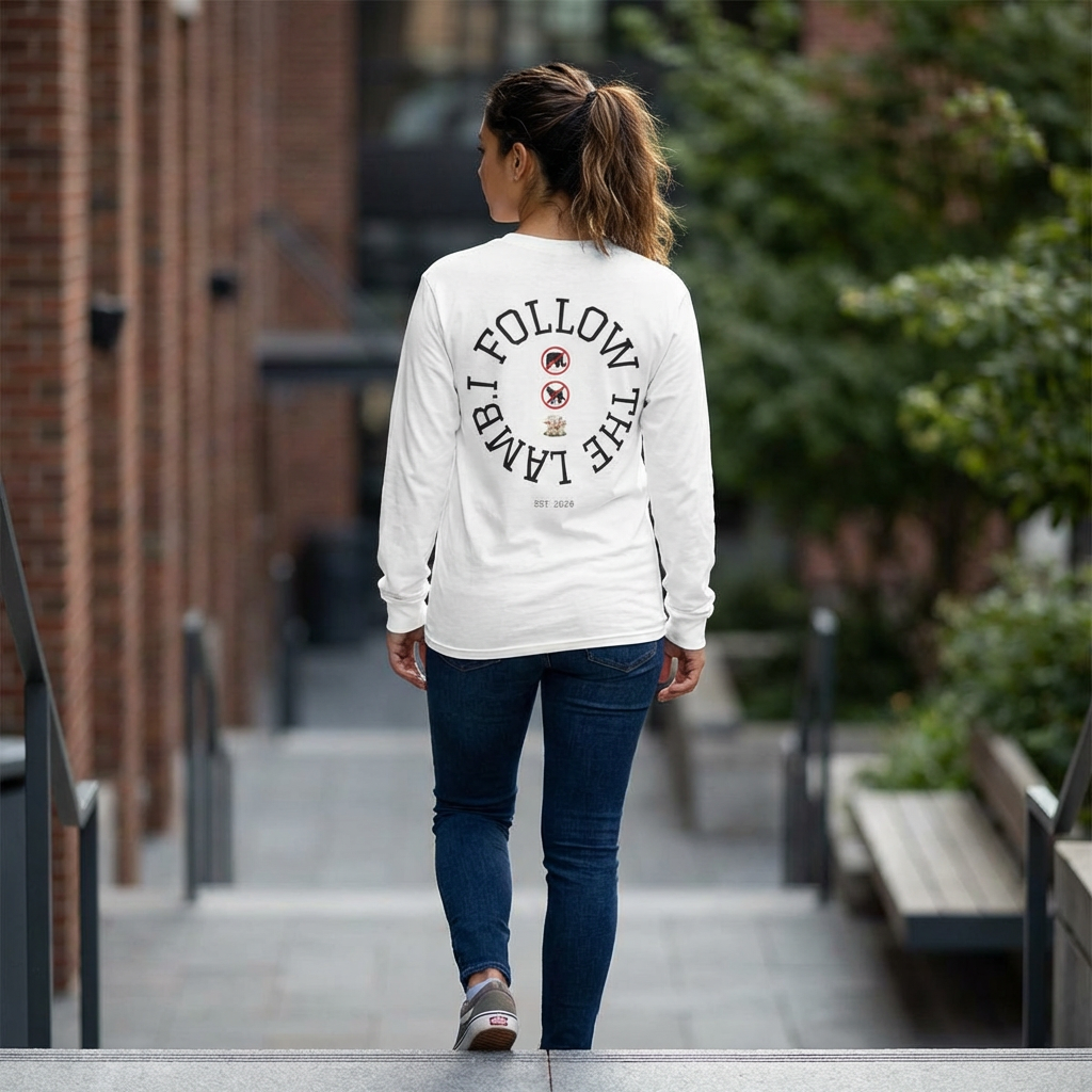 I Follow the Lamb Long Sleeve Tee product thumbnail image I Follow the Lamb Long Sleeve Tee product thumbnail image