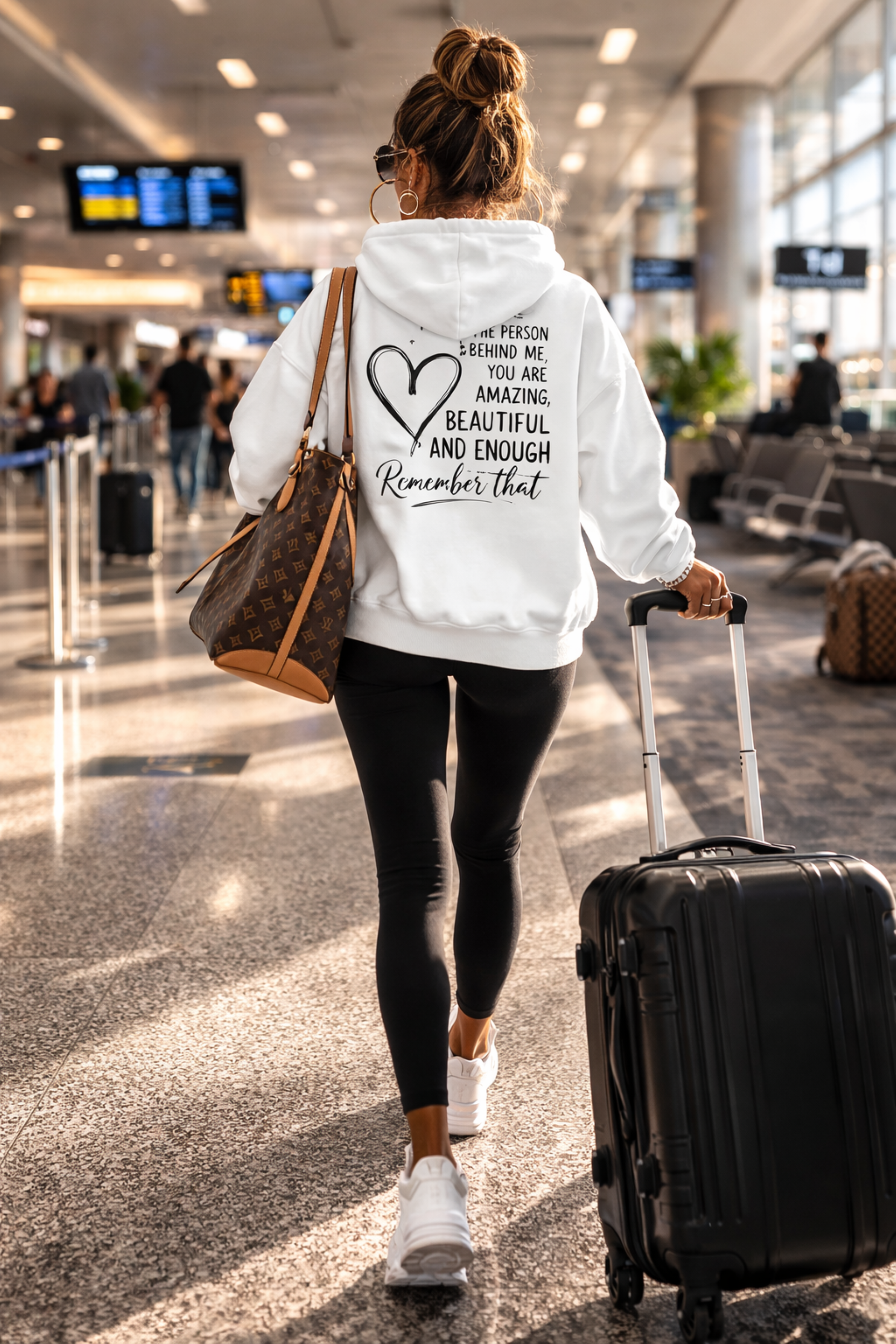 'To the Person Behind Me' Hoodie — Supportive Message Hooded Sweatshirt product thumbnail image