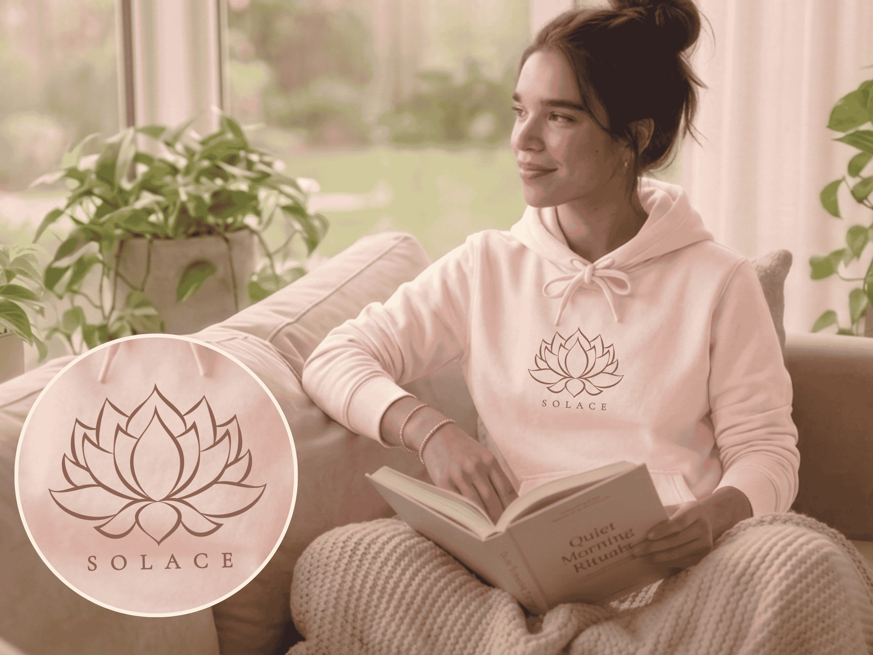 Lotus Flower Hoodie, Somatic Healing Sweatshirt, Morning Ritual Wear, Intentional Meditation Clothing product thumbnail image Lotus Flower Hoodie, Somatic Healing Sweatshirt, Morning Ritual Wear, Intentional Meditation Clothing product thumbnail image