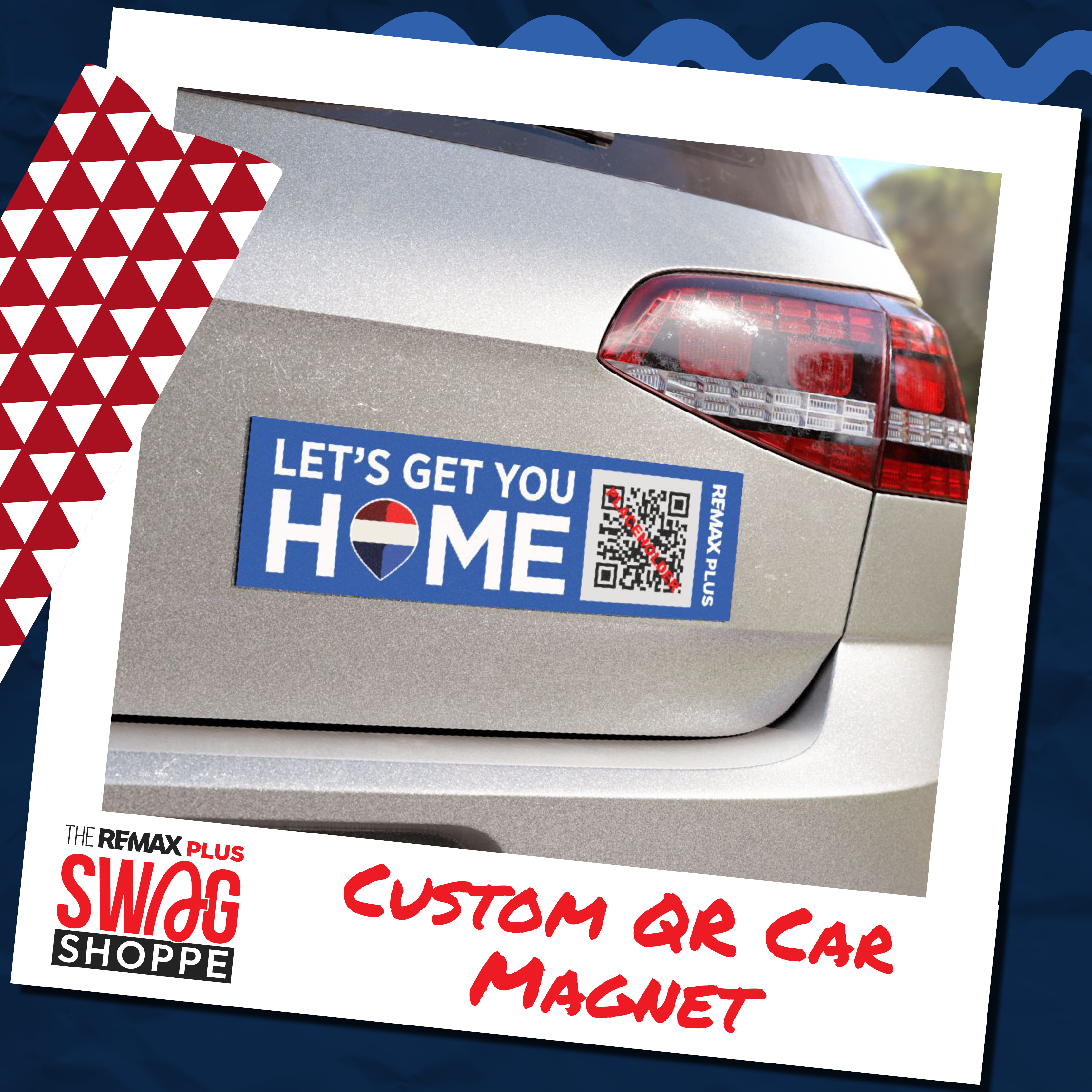 REMAX Plus Car Magnet - Add your own QR code or logo! REMAX Plus Car Magnet - Add your own QR code or logo!