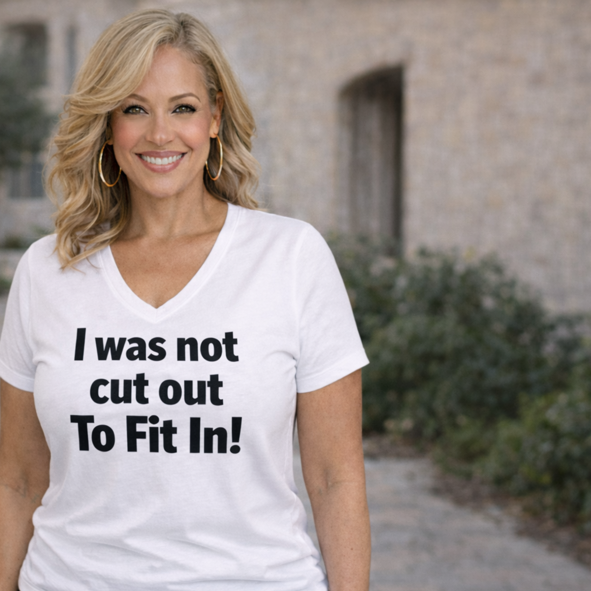 Unisex Jersey Short Sleeve V-Neck Tee product thumbnail image