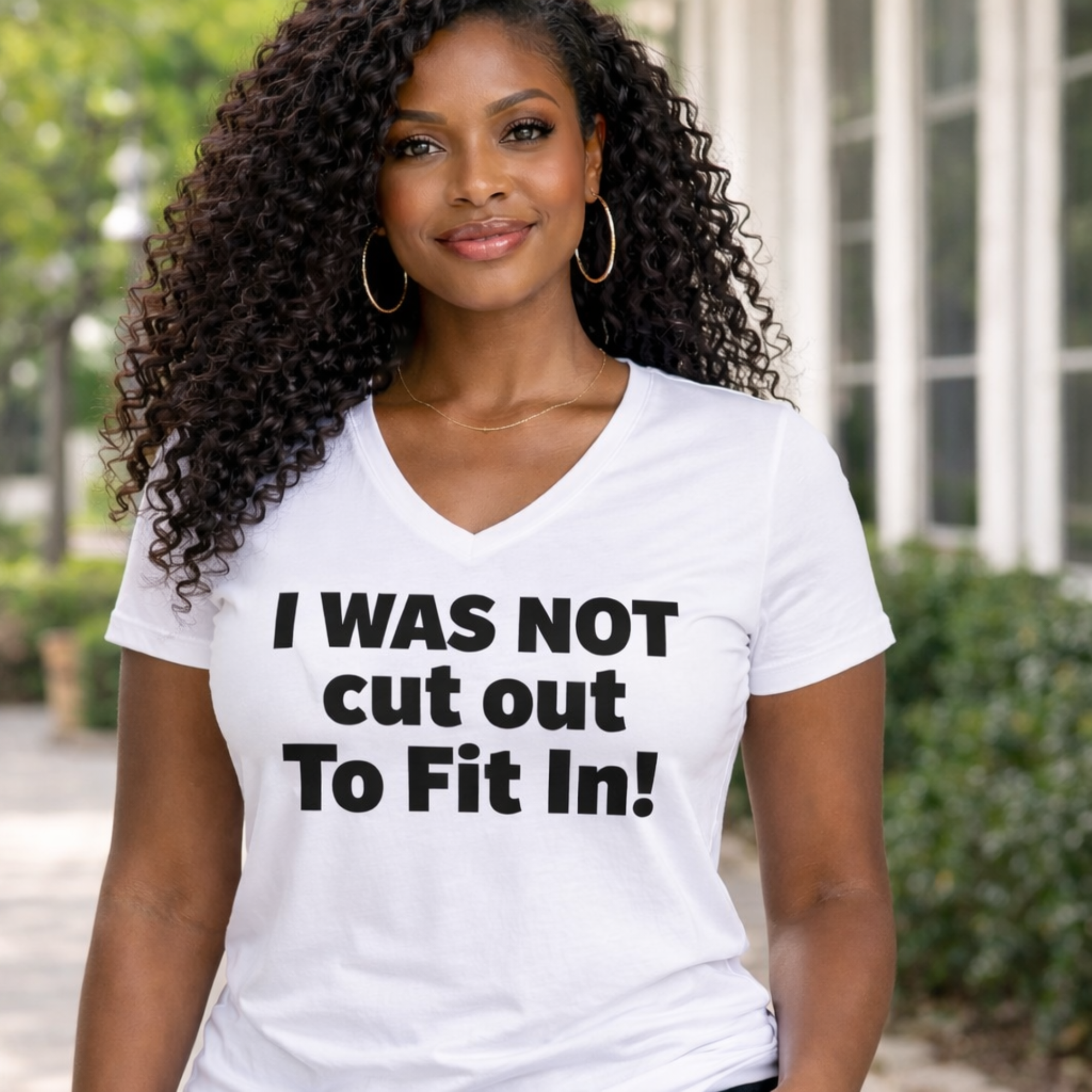 Unisex Jersey Short Sleeve V-Neck Tee product thumbnail image