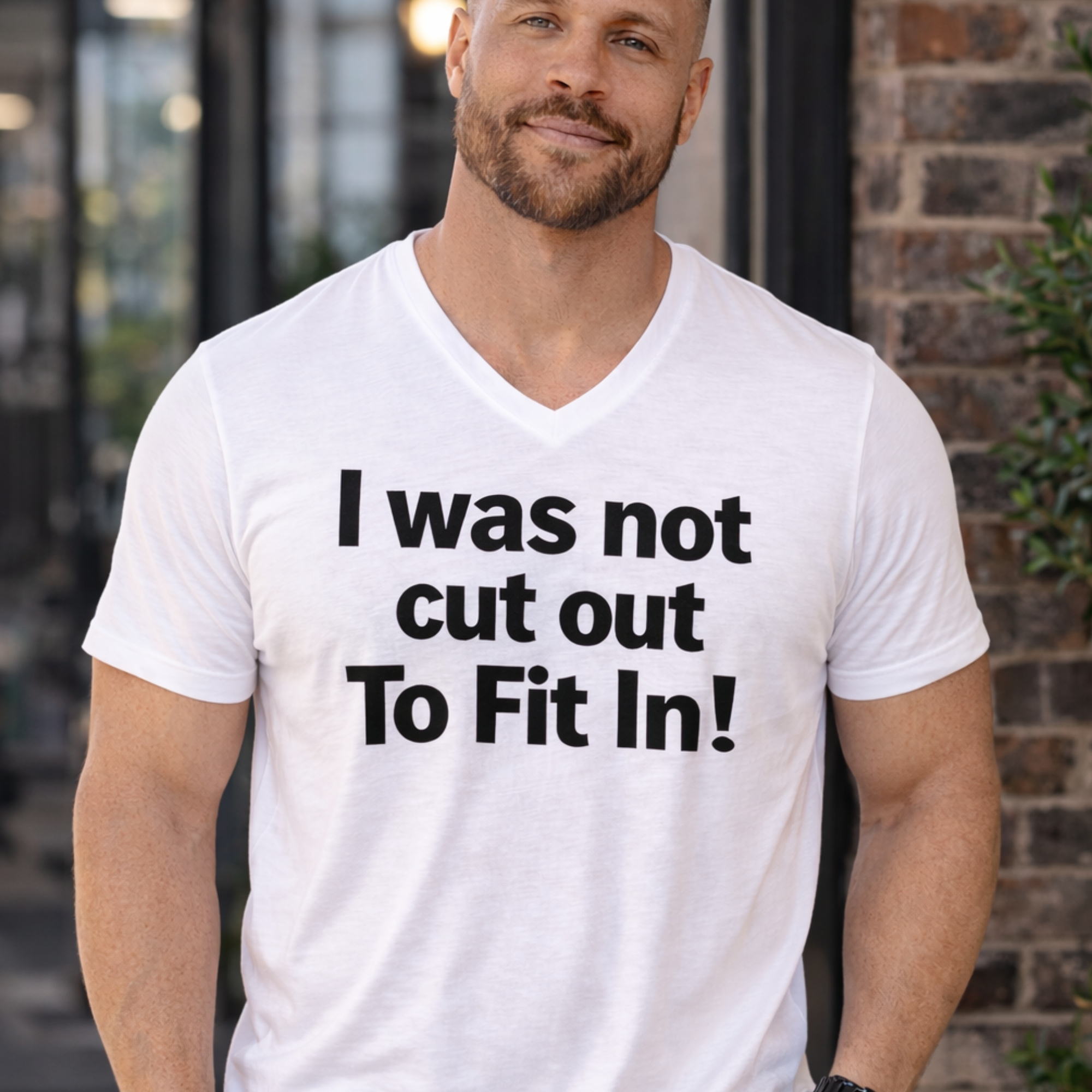 Unisex Jersey Short Sleeve V-Neck Tee product thumbnail image