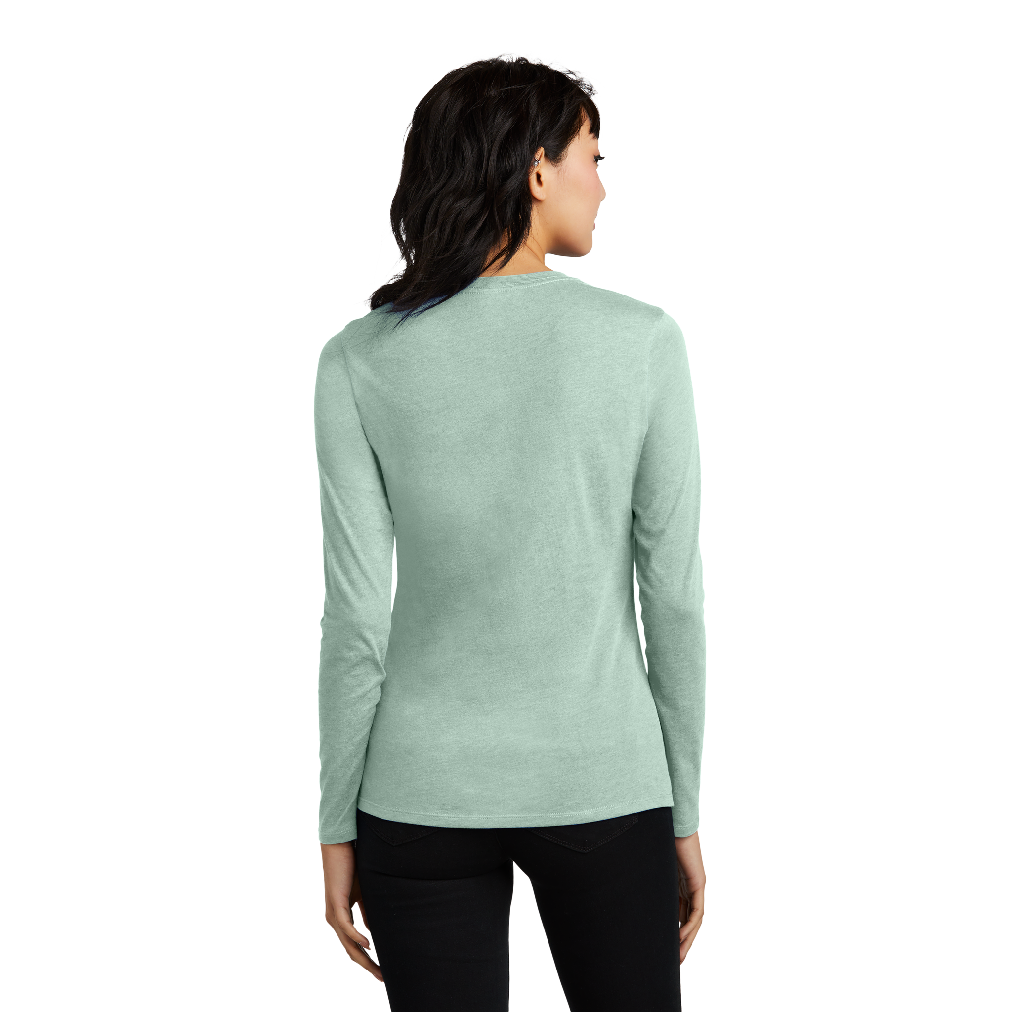 Women’s Long Sleeve Tee —  Minimalist Chest Logo product thumbnail image