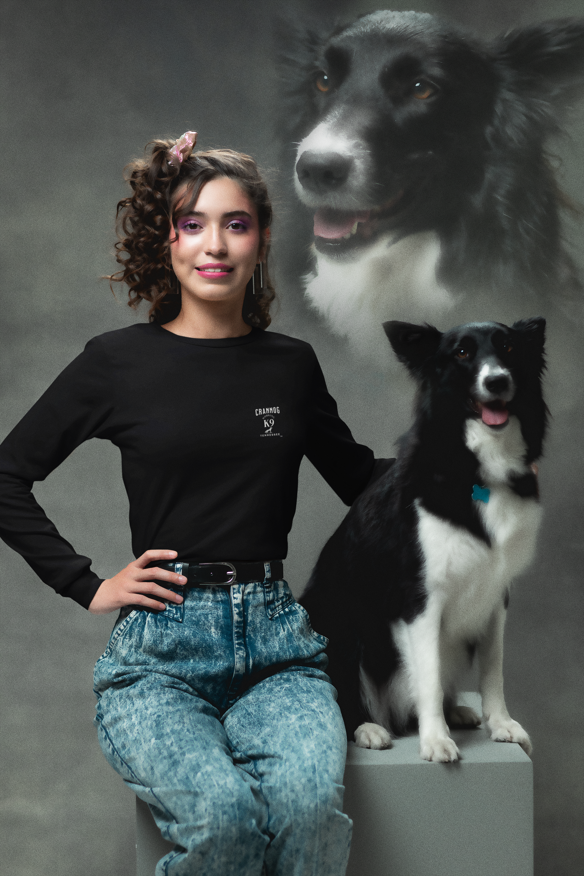 Women’s Long Sleeve Tee —  Minimalist Chest Logo product thumbnail image