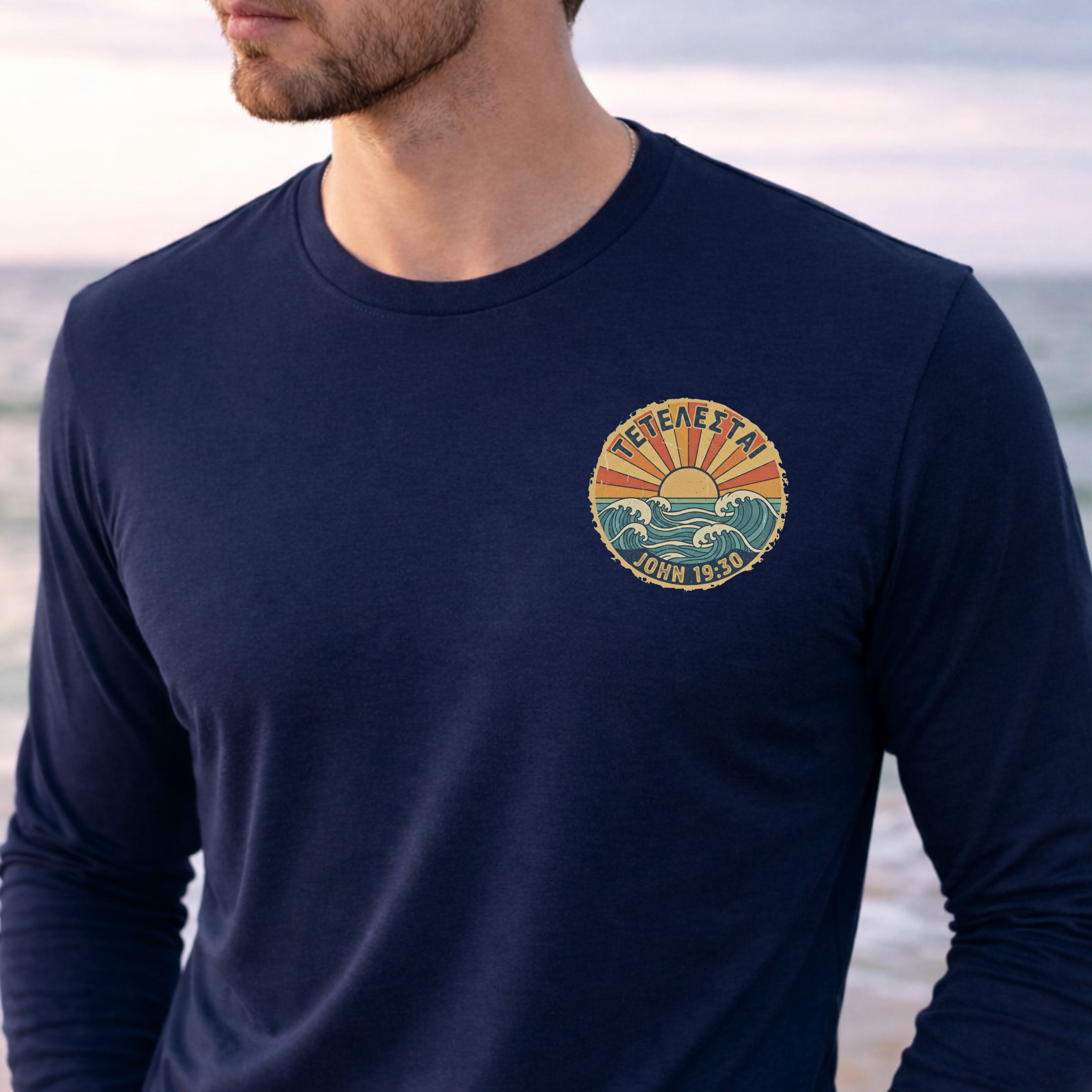 'ΤΕΤΕΛΕΣΤΑΙ' Long Sleeve Tee product thumbnail image