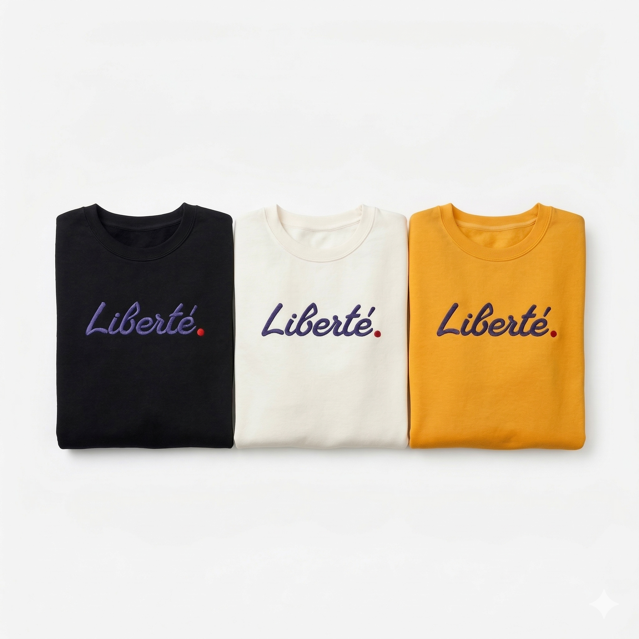 Liberté – Unisex Heavy-Blend Embroidered Crewneck product thumbnail image