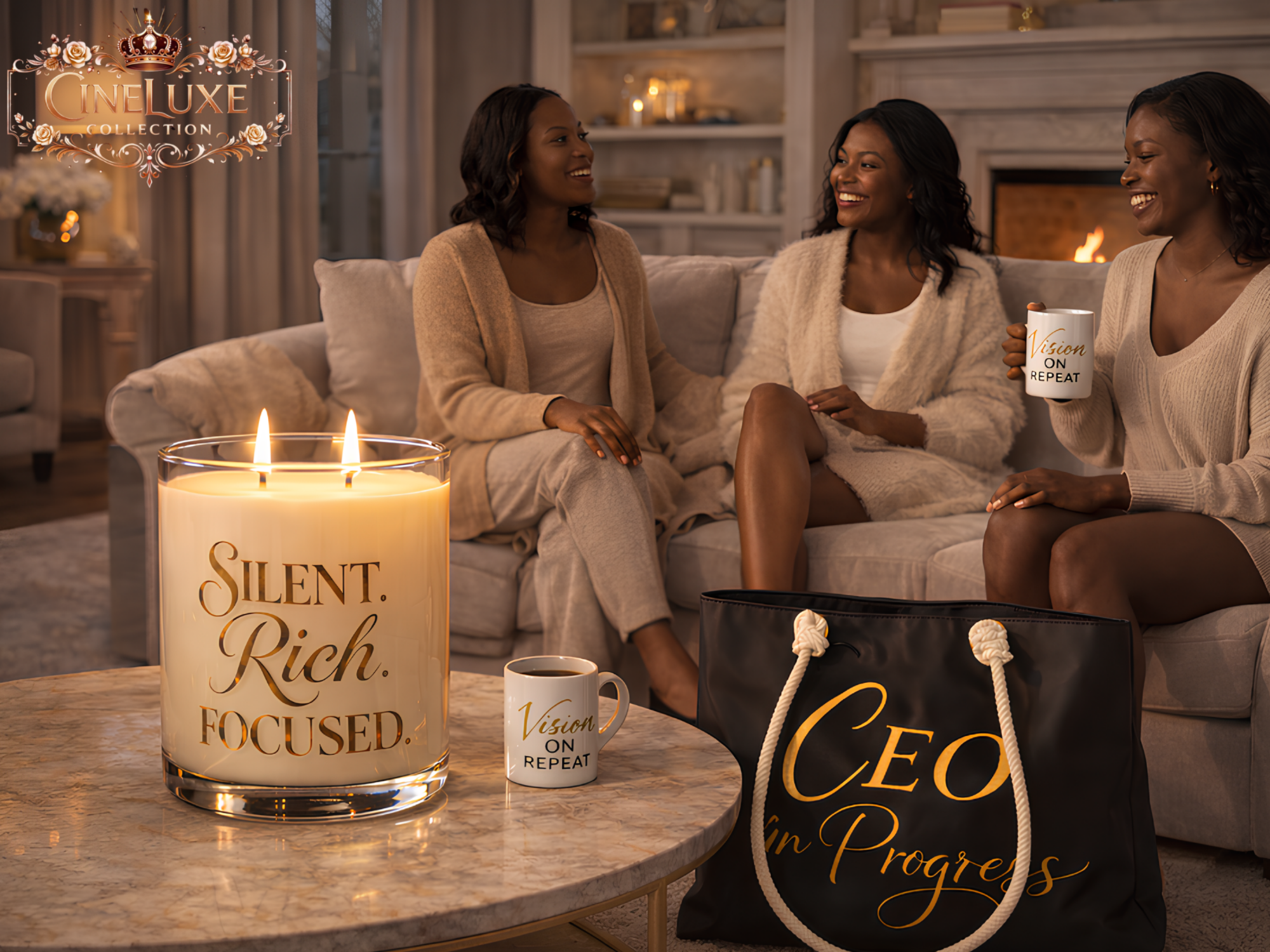 Silent. Rich. Focused. Scented Candle 11oz Glass product thumbnail image