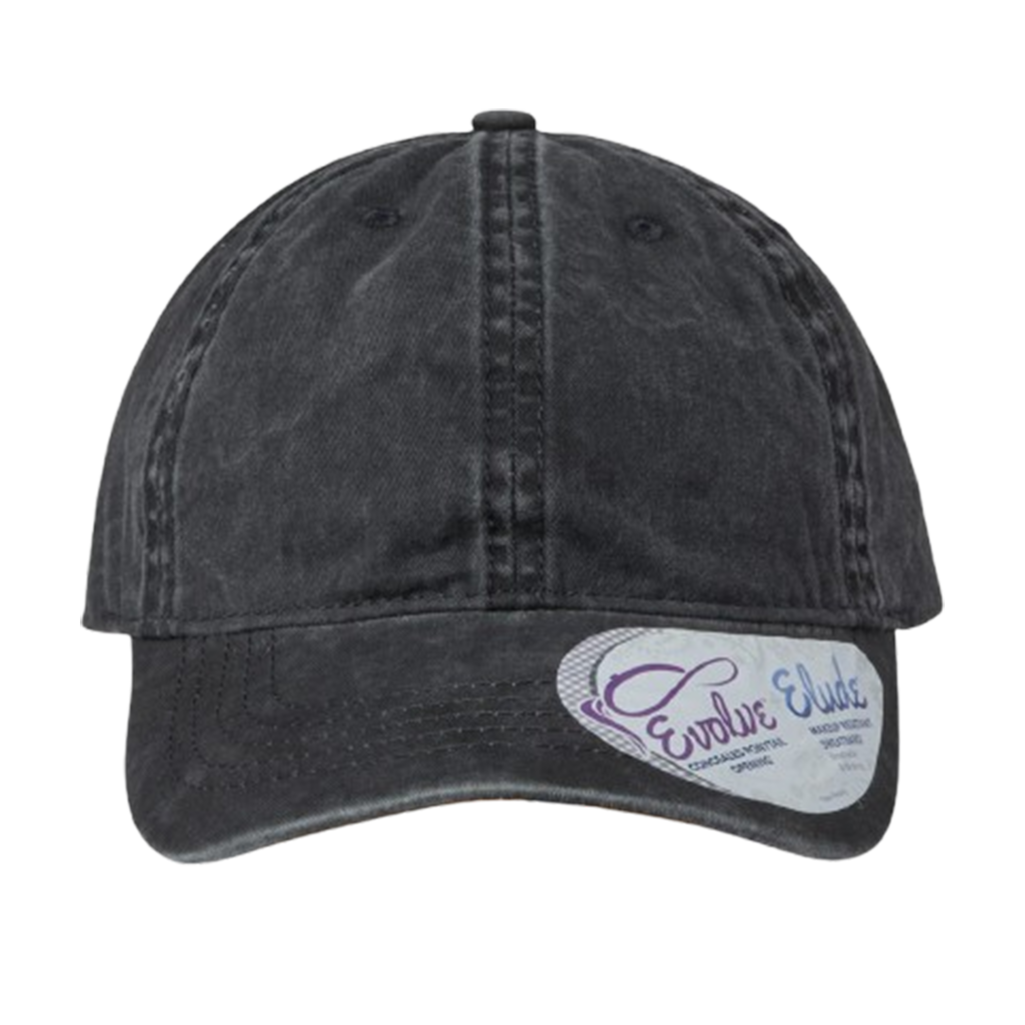 Women's Embroidered Pigment-Dyed Cap with Decorative Undervisor  product thumbnail image