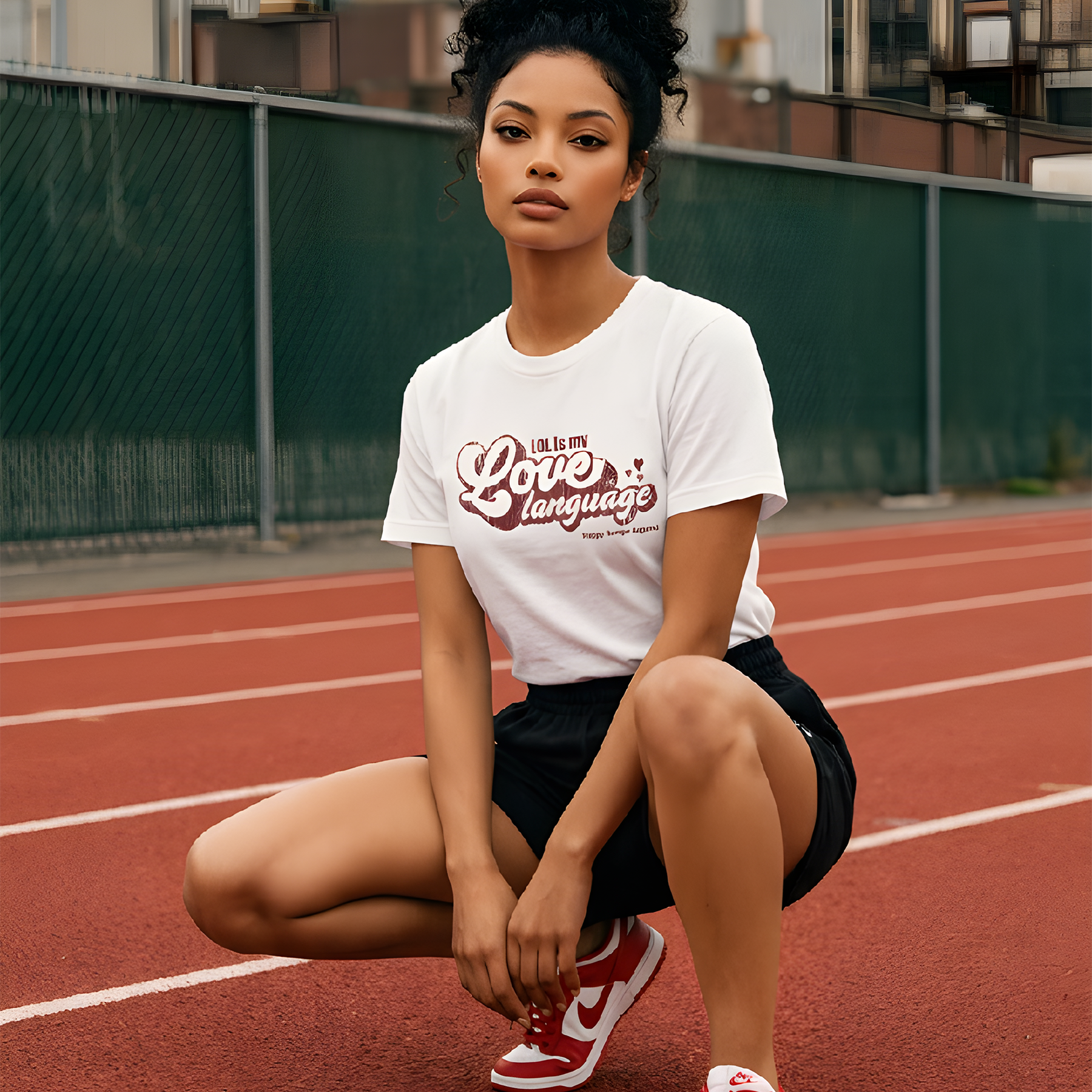 LOL Is My Love Language T-Shirt — Woman's Funny Graphic Tee product thumbnail image LOL Is My Love Language T-Shirt — Woman's Funny Graphic Tee product thumbnail image