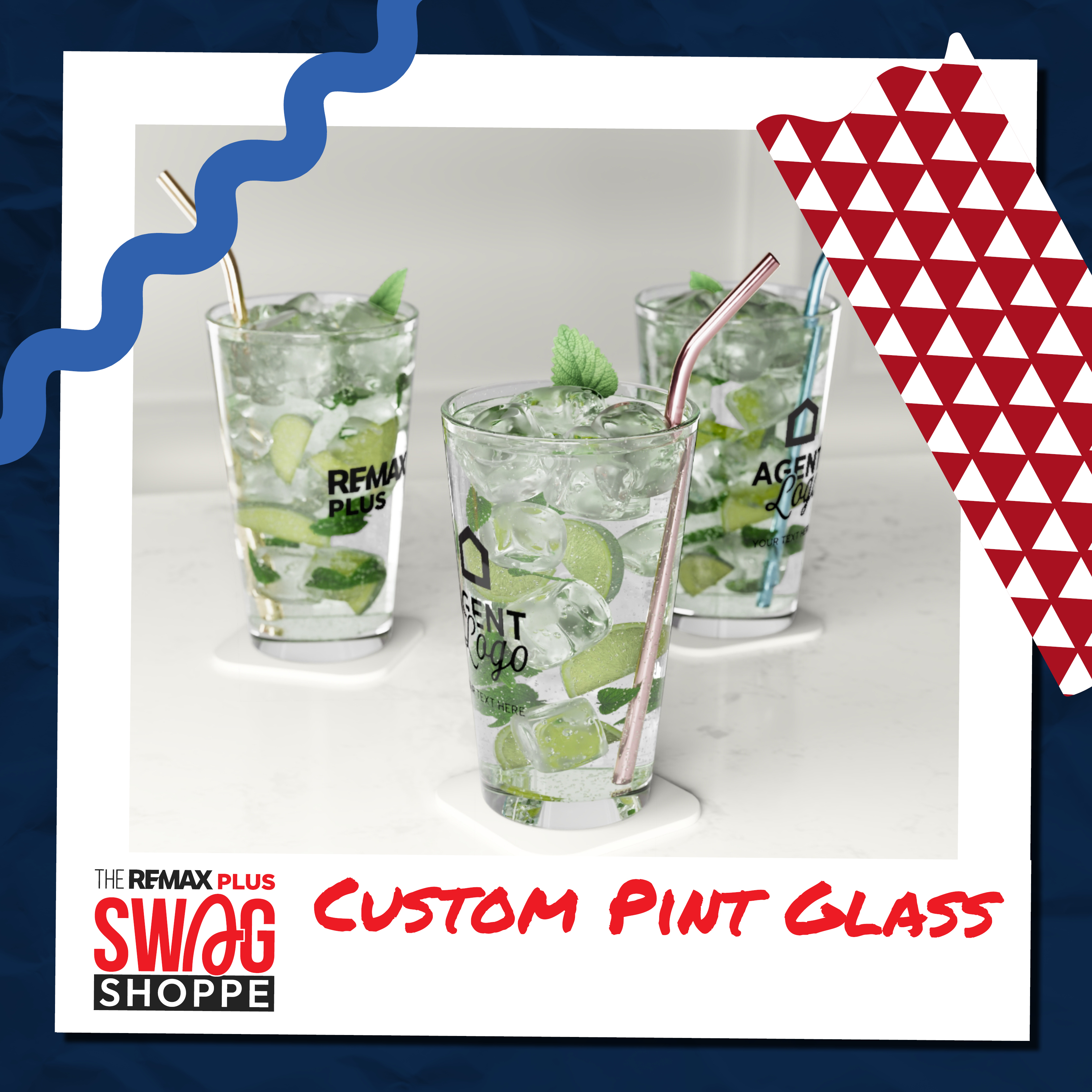 Custom Pint Glass, 16oz