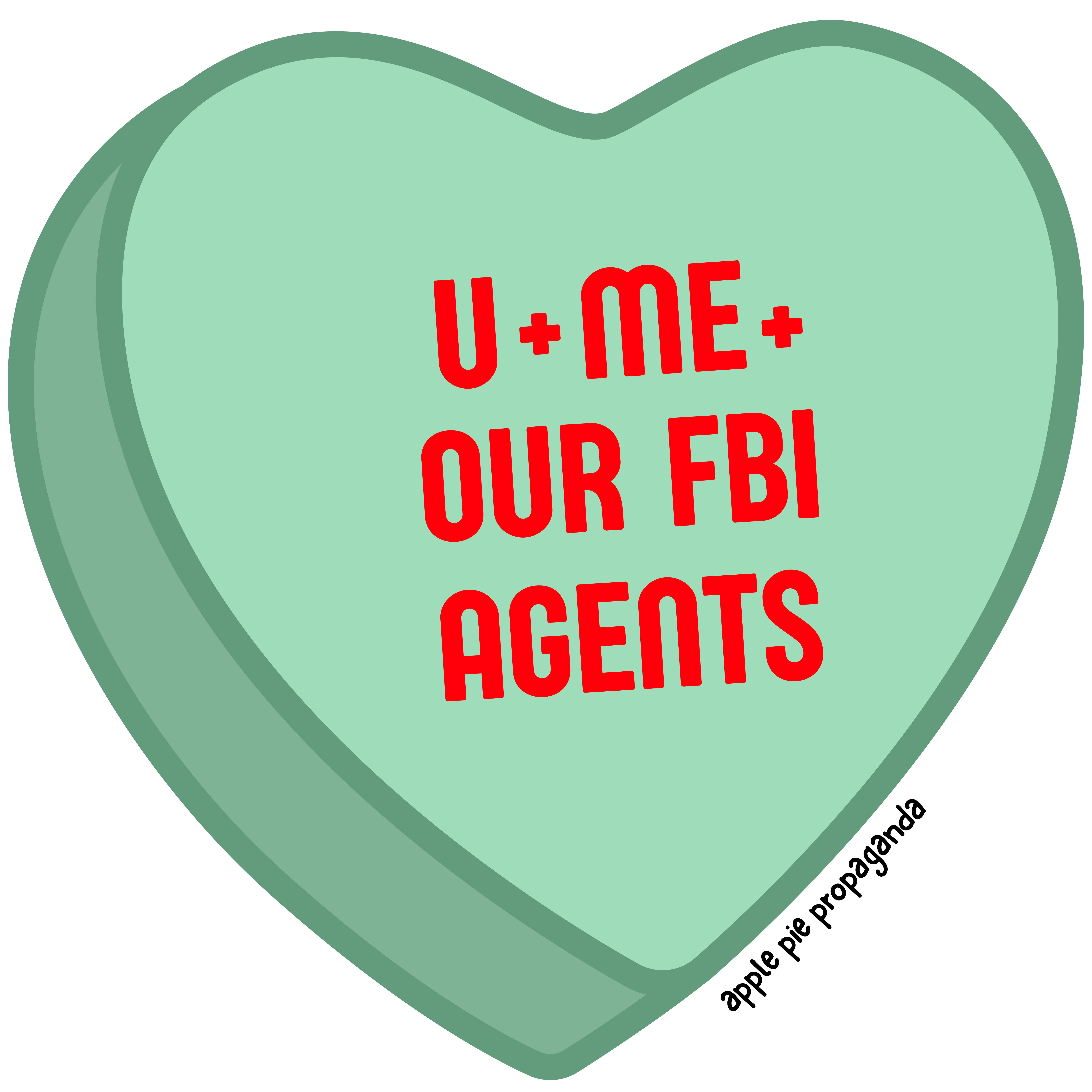 U+ME+OUR FBI AGENTS Unisex Tee product thumbnail image U+ME+OUR FBI AGENTS Unisex Tee product thumbnail image
