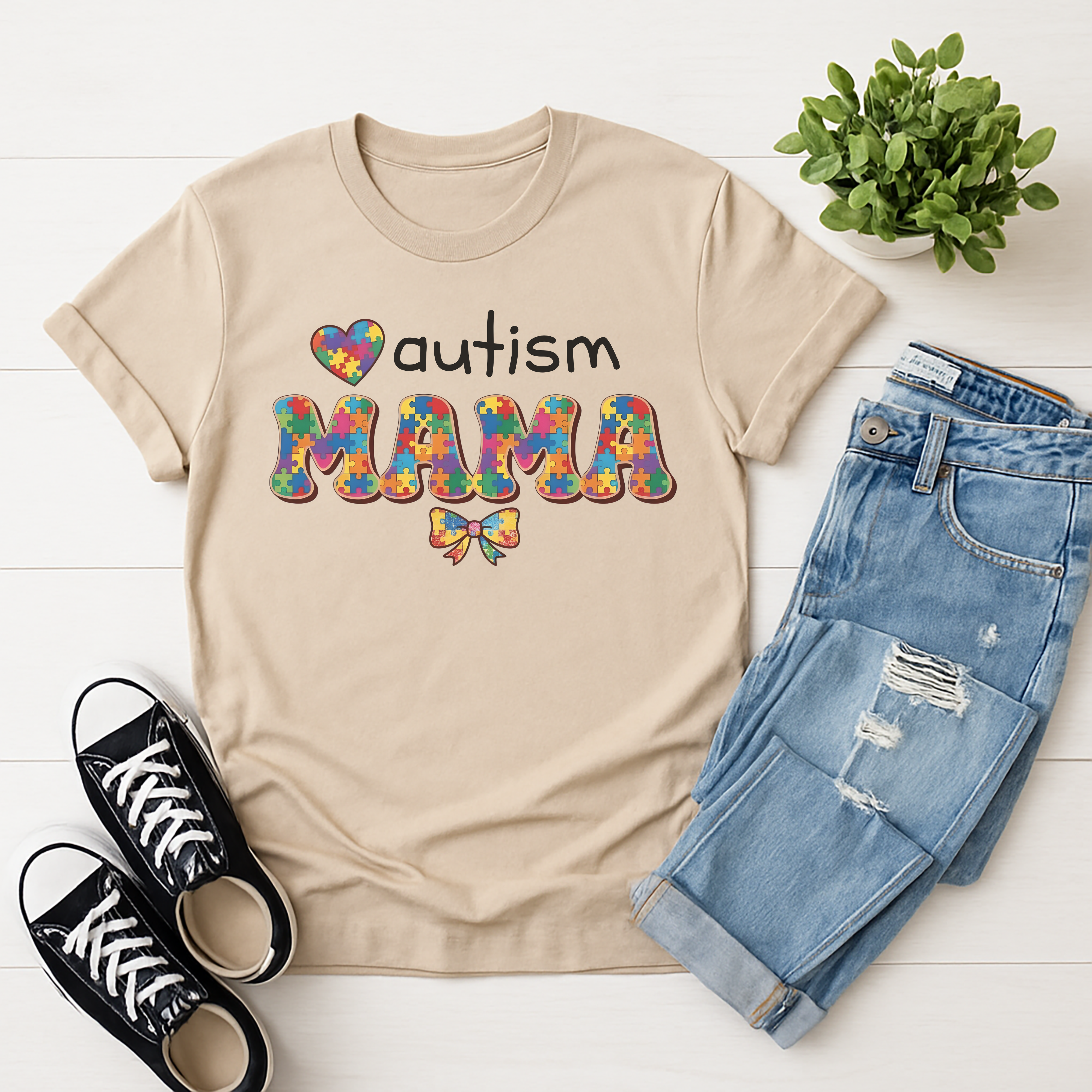 Autism Mama Tee product thumbnail image Autism Mama Tee product thumbnail image
