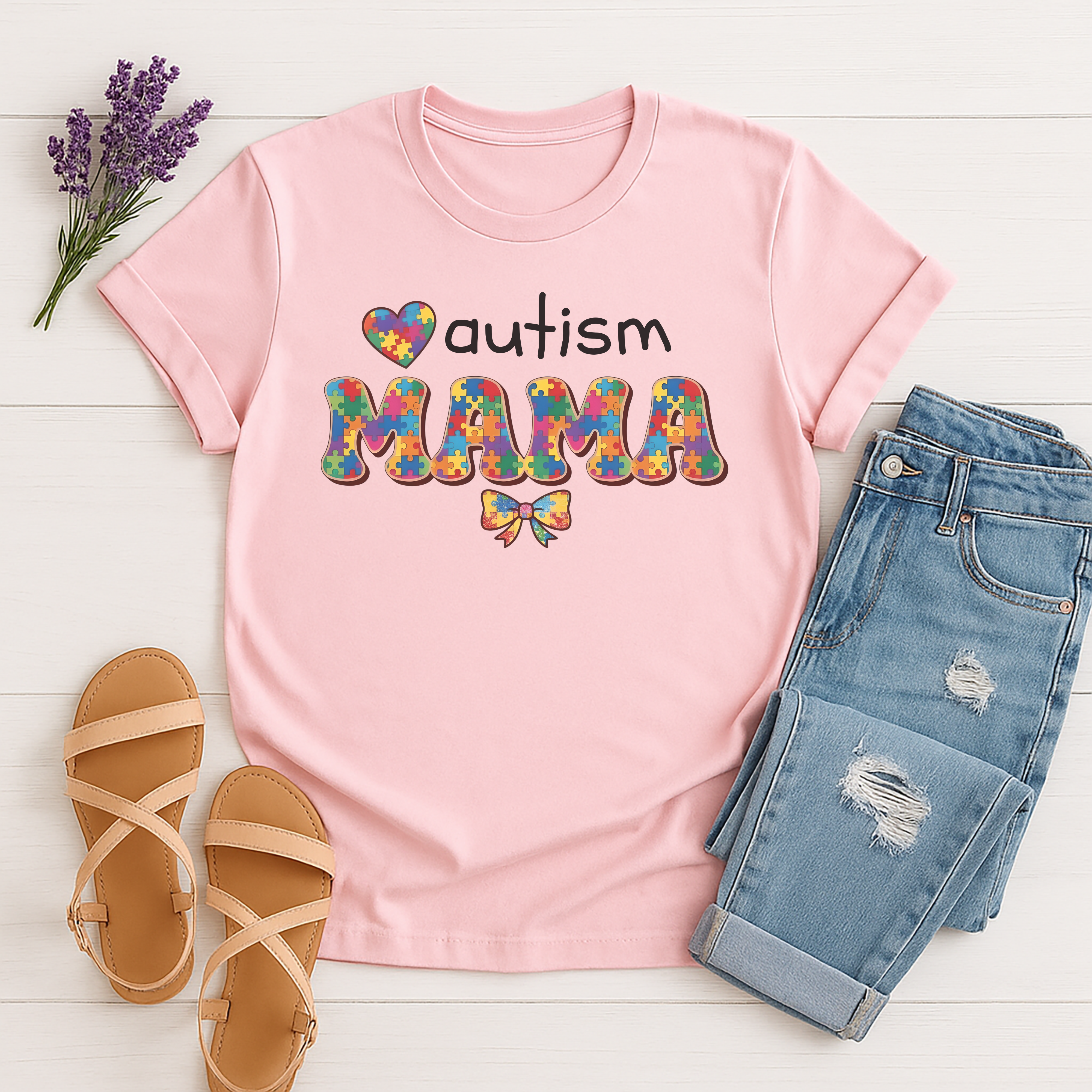 Autism Mama Tee product thumbnail image