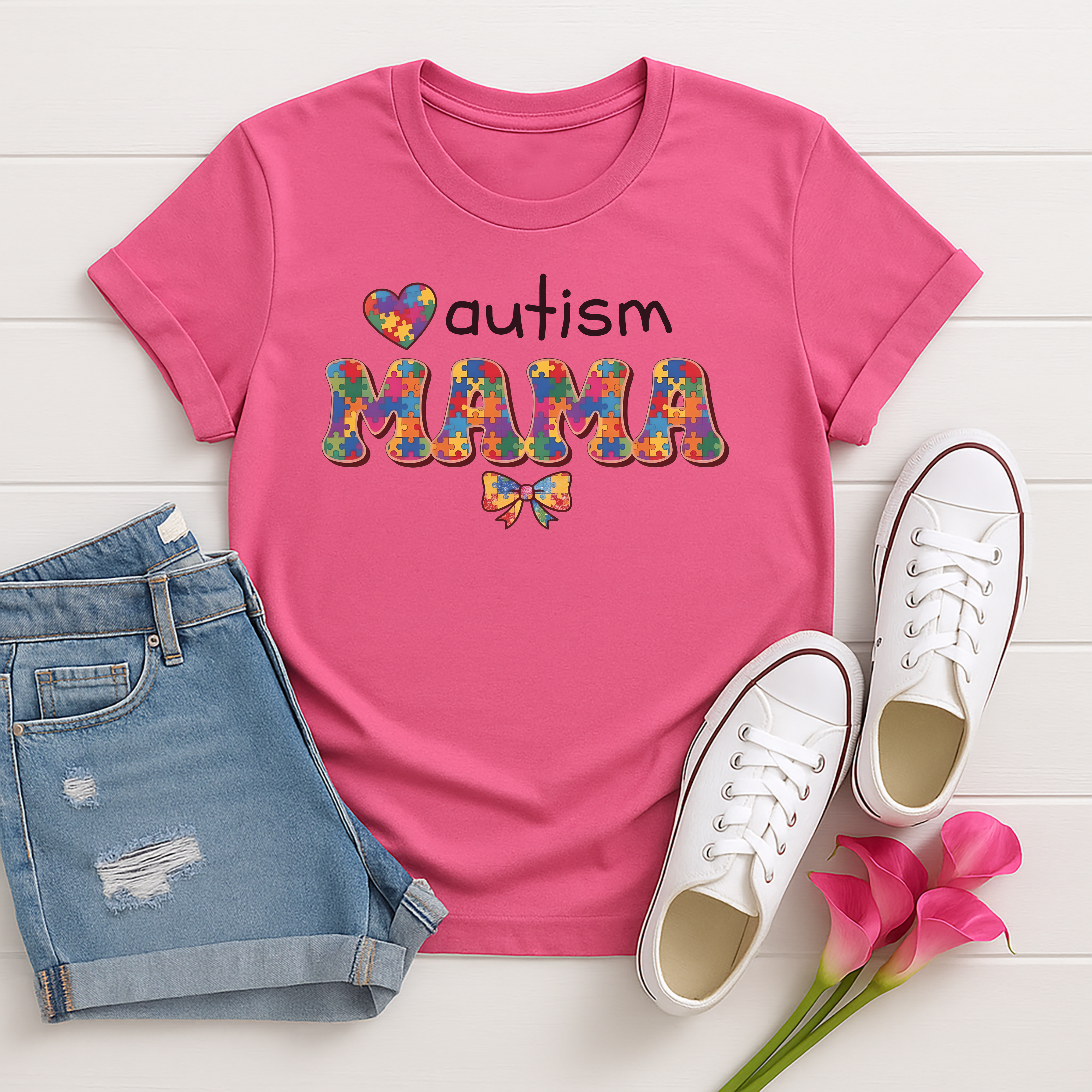 Autism Mama Tee product thumbnail image Autism Mama Tee product thumbnail image