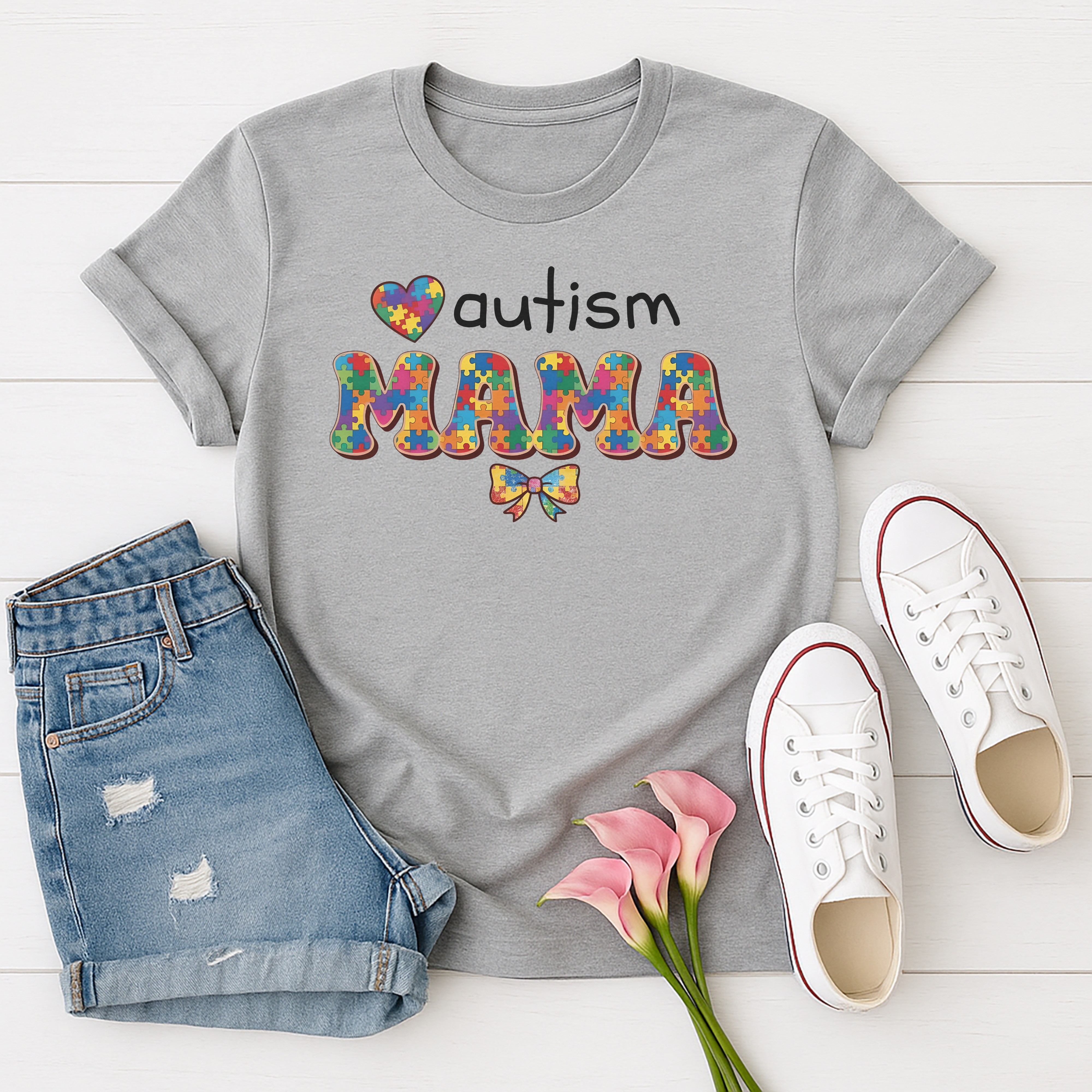 Autism Mama Tee product thumbnail image