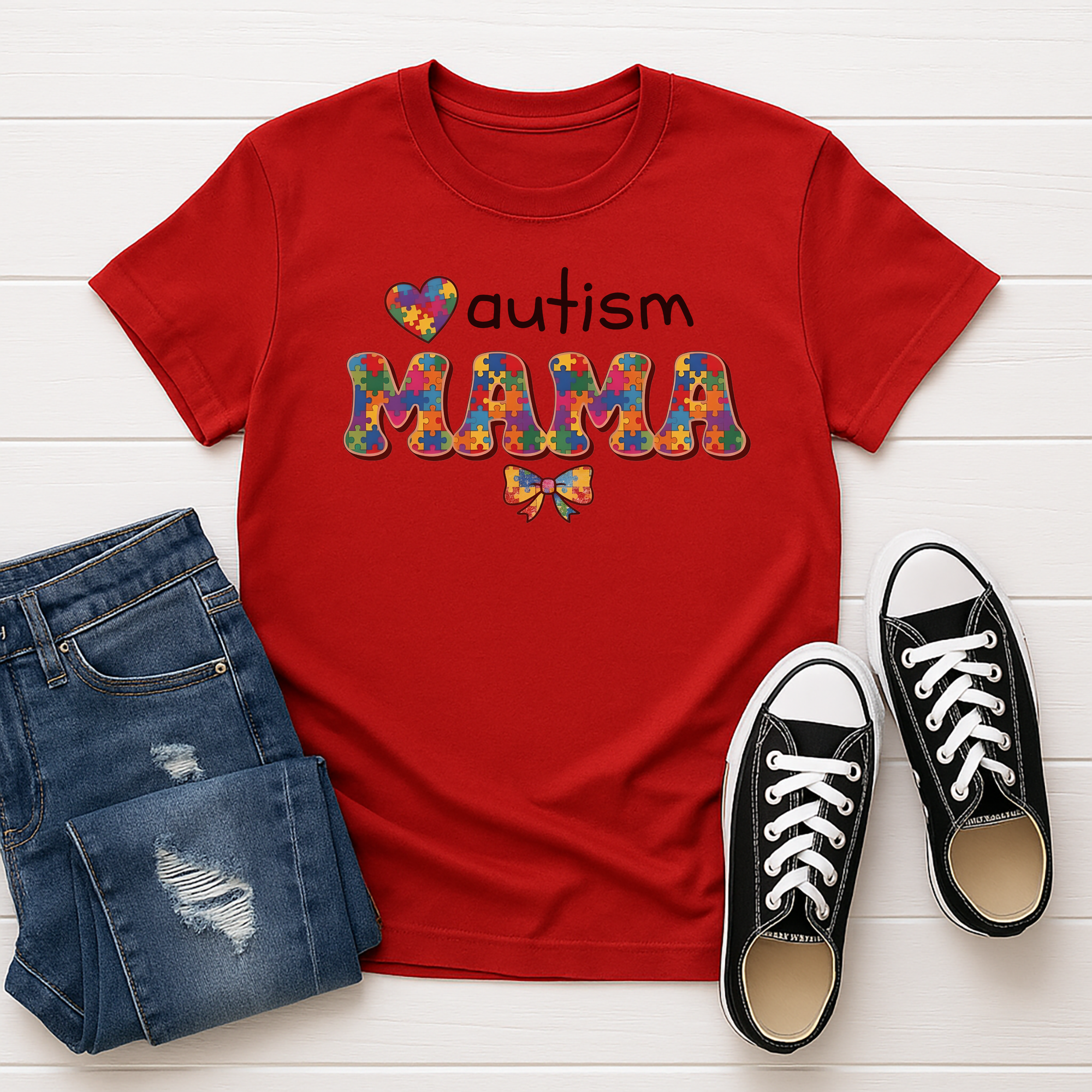 Autism Mama Tee product thumbnail image Autism Mama Tee product thumbnail image