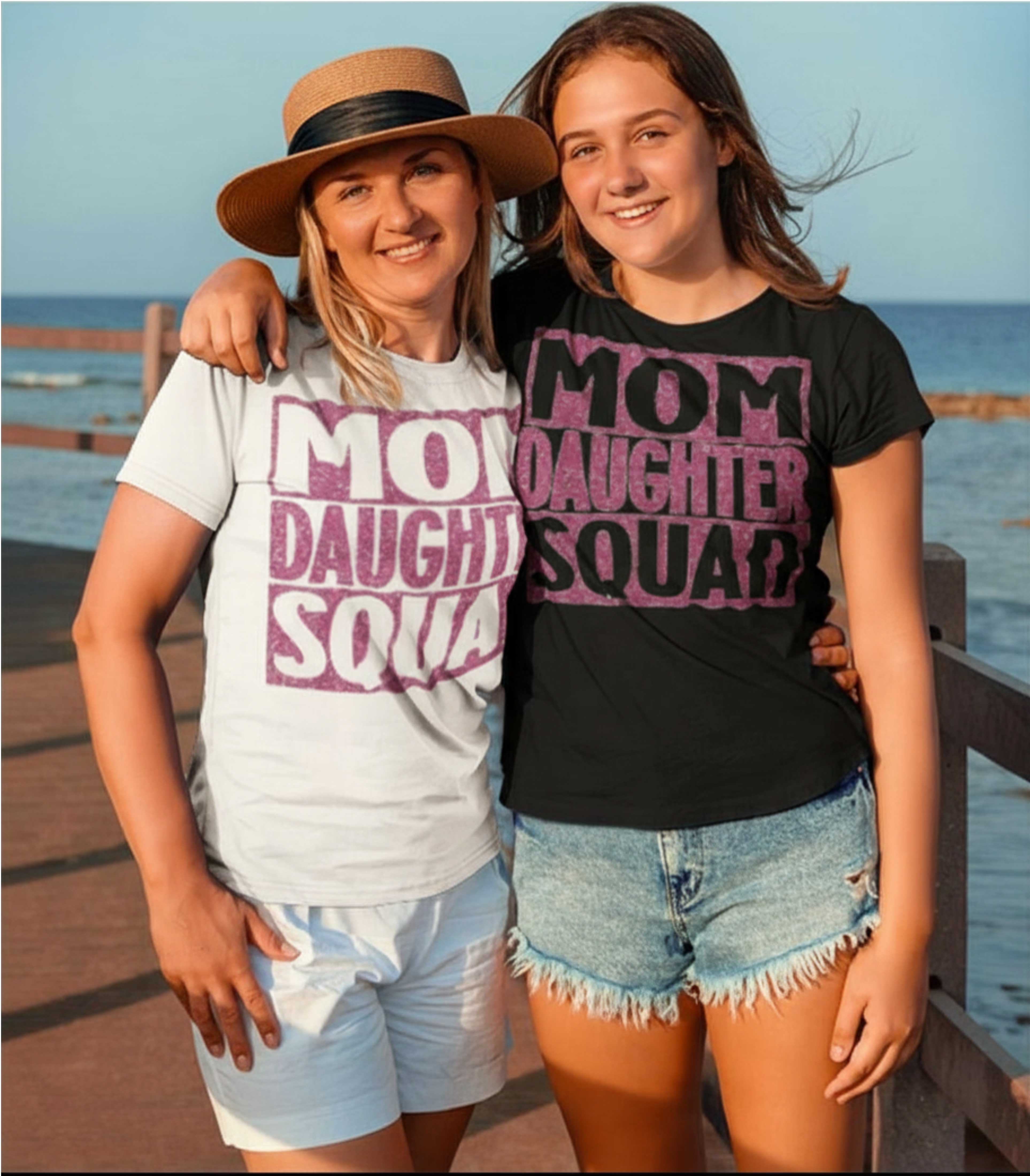 Mom Daughter Squad T-Shirt - Matching Mother Daughter Gift for Mother's Day product thumbnail image