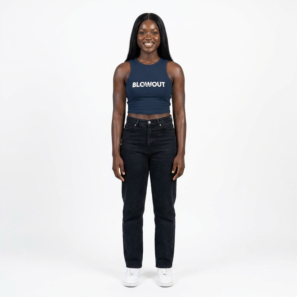 Black Hairstyle Appreciation "Blowout Season" Ribbed Graphic Baby Tee product thumbnail image Black Hairstyle Appreciation "Blowout Season" Ribbed Graphic Baby Tee product thumbnail image