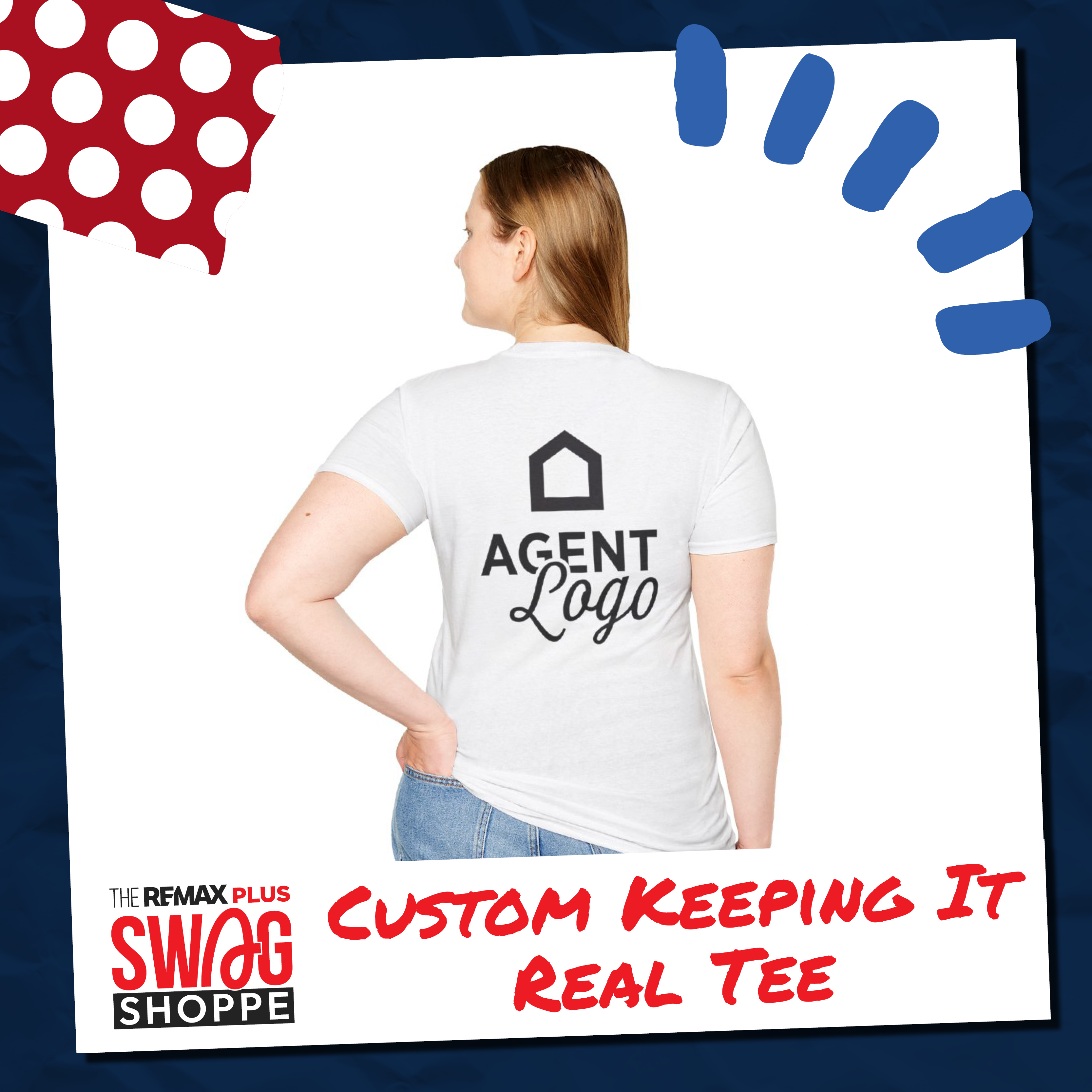 Custom Keeping it REAL ESTATE - Unisex Softstyle T-Shirt product thumbnail image