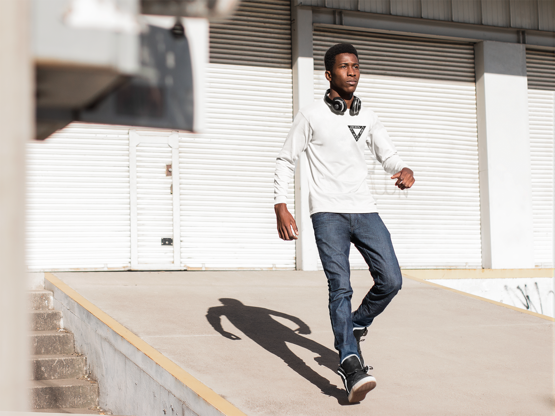 Youth Long Sleeve Competitor Tee — Support Born Leader Family (All Profits to Youth Basketball Program) product thumbnail image