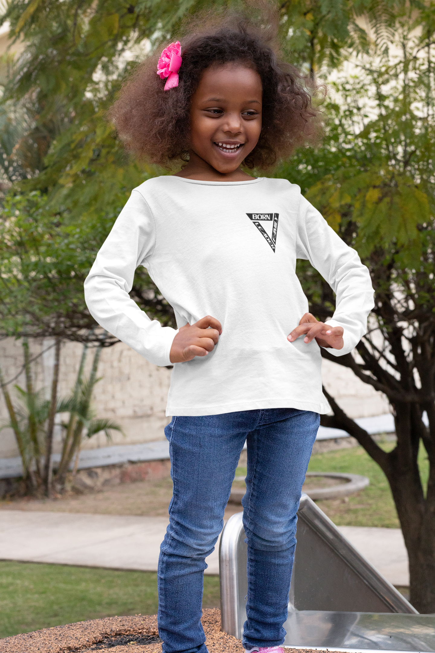 Youth Long Sleeve Competitor Tee — Support Born Leader Family (All Profits to Youth Basketball Program)