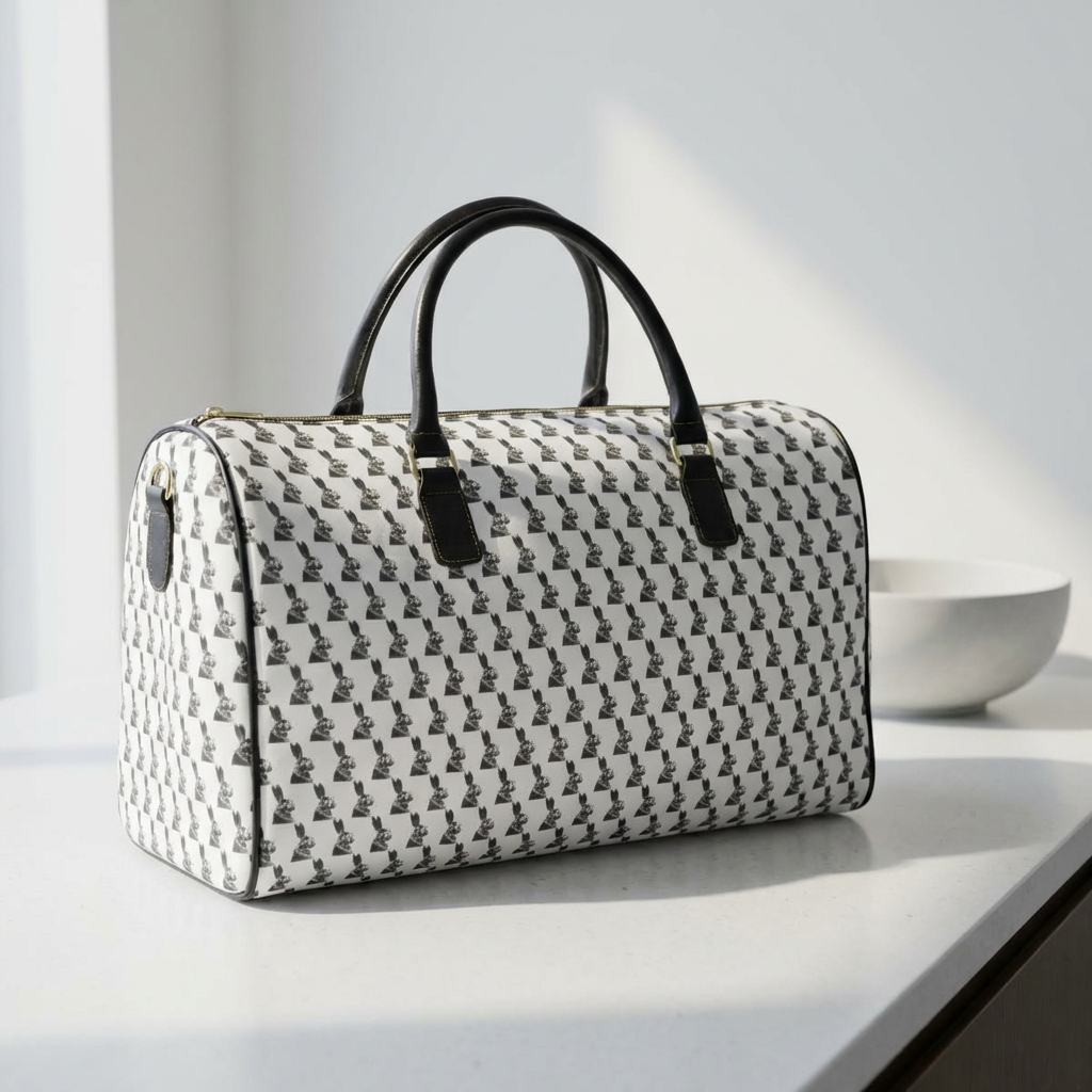Monogram White Duffle Weekender product thumbnail image